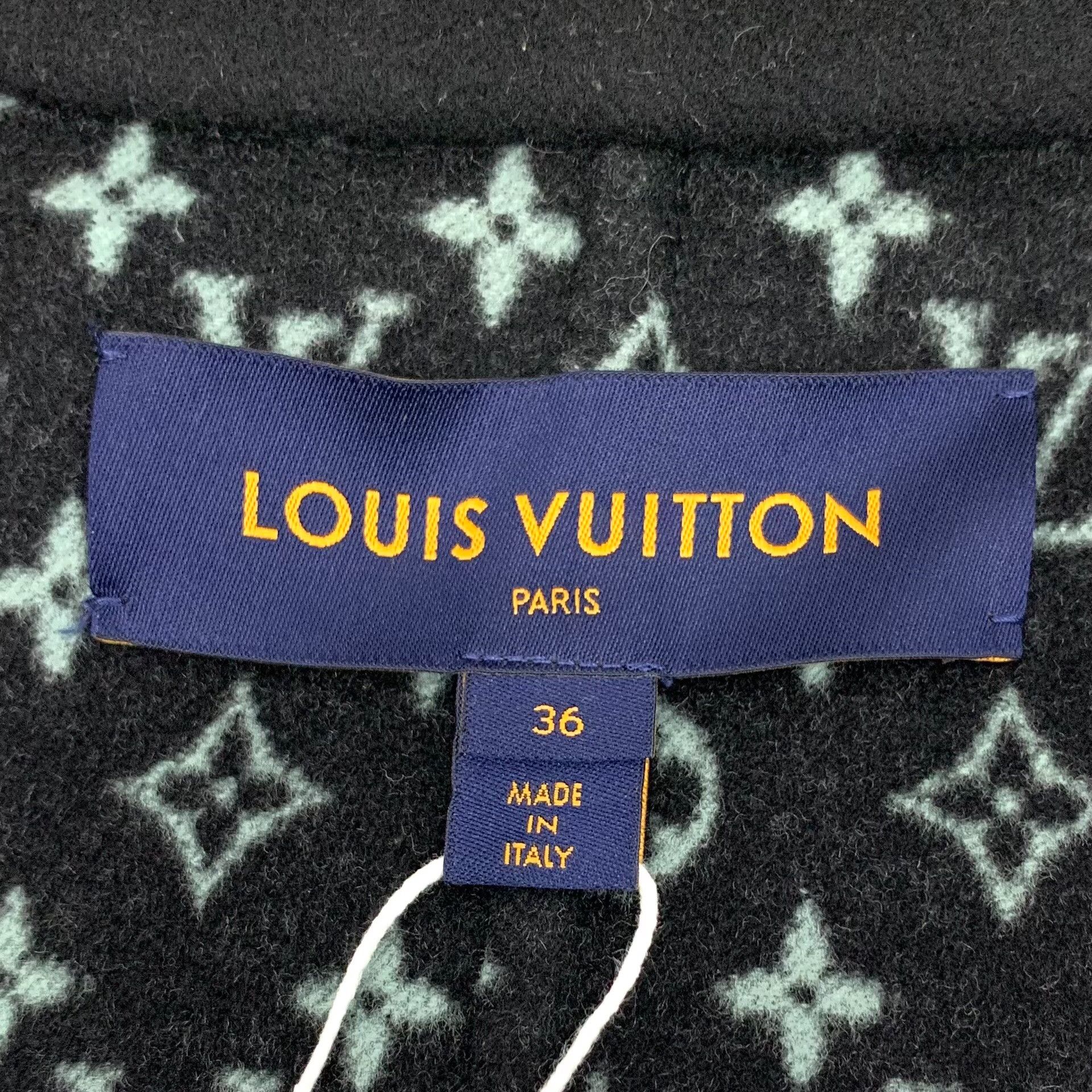 Louis Vuitton Louis Vuitton Monogram Lining Pea Coat FR 36 Size XS / US 0-2 / IT 36-38 - 6 Thumbnail
