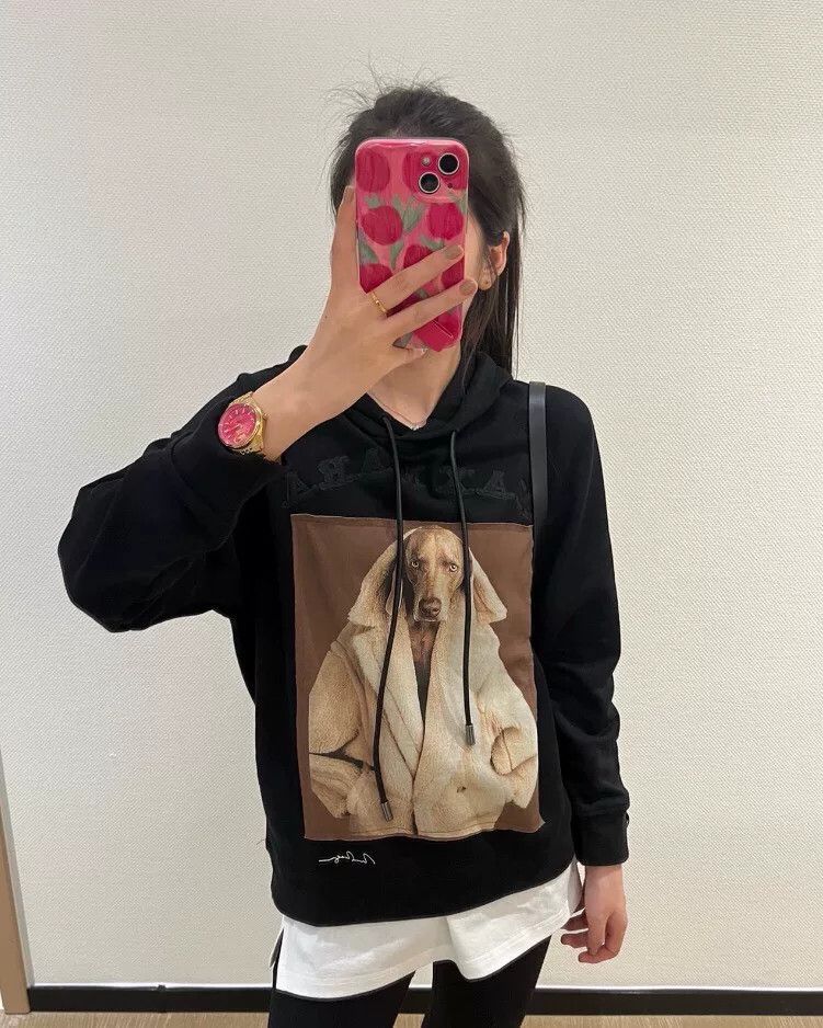 Max Mara Max Mara Dog Graphic Logo Hoodie S Size S / US 4 / IT 40 - 9 Thumbnail