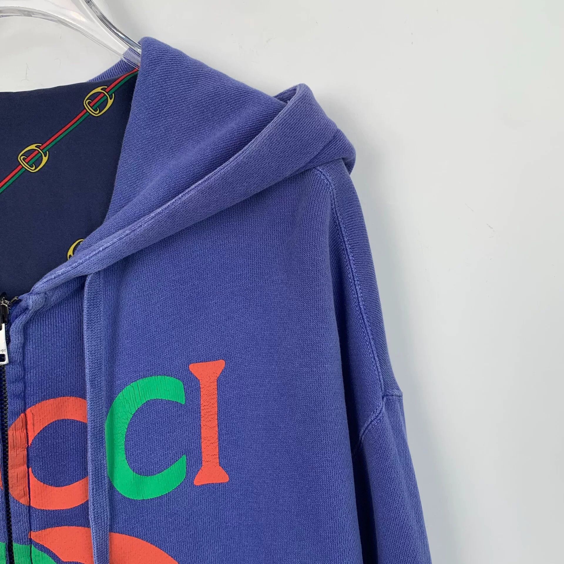 Gucci Gucci Reversible Logo Zip-Up Hoodie Size S Size US S / EU 44-46 / 1 - 6 Thumbnail
