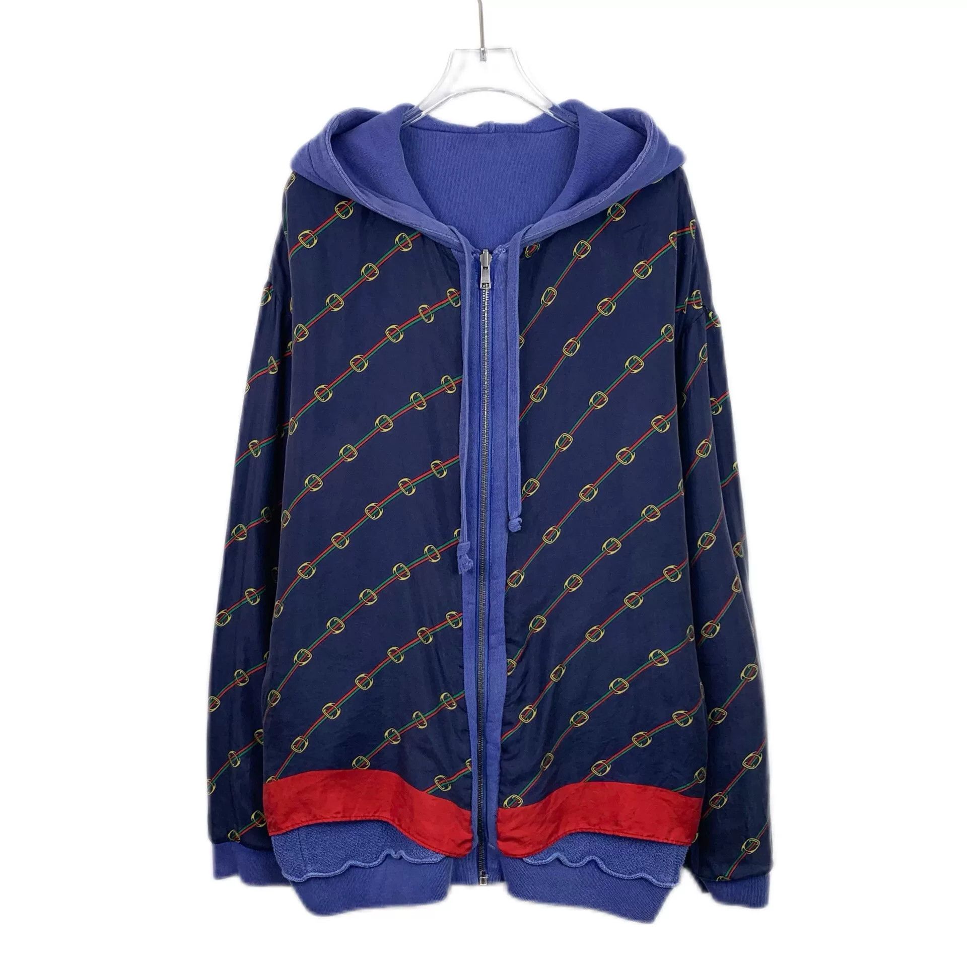 Gucci Gucci Reversible Logo Zip-Up Hoodie Size S Size US S / EU 44-46 / 1 - 4 Thumbnail