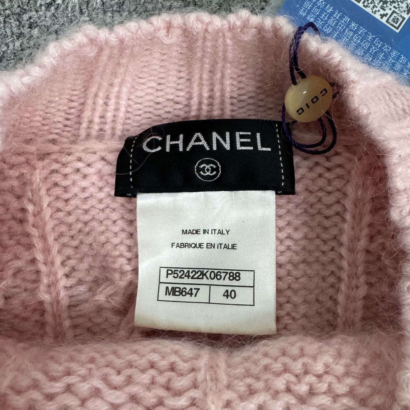 Chanel Chanel Alpaca Colorblock Knit Sweater 40 Size M / US 6-8 / IT 42-44 - 7 Thumbnail