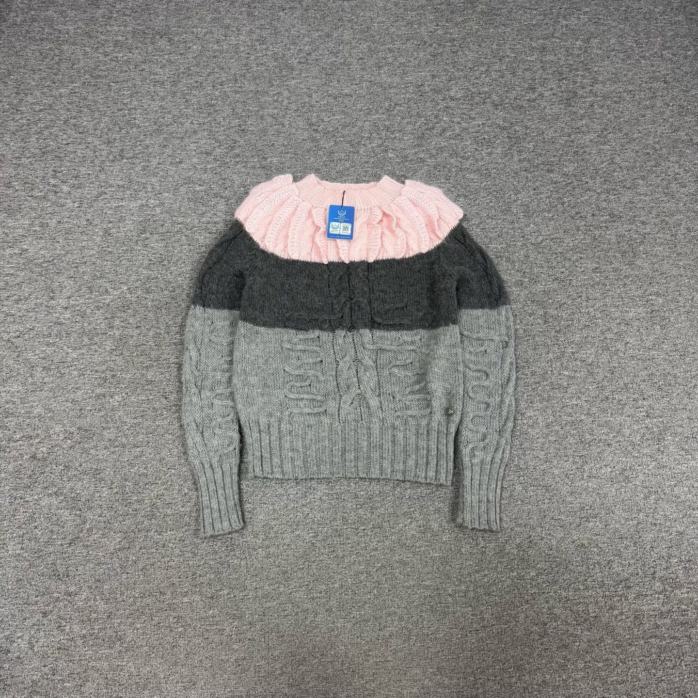 Chanel Chanel Alpaca Colorblock Knit Sweater 40 Size M / US 6-8 / IT 42-44 - 2 Thumbnail