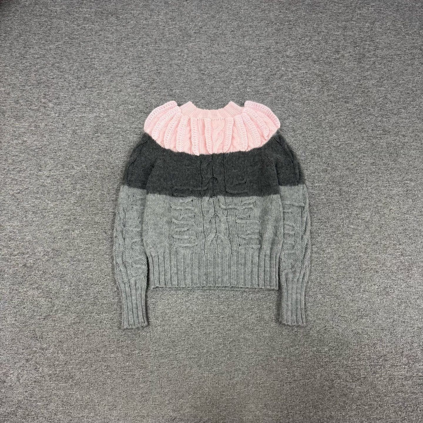 Chanel Chanel Alpaca Colorblock Knit Sweater 40 Size M / US 6-8 / IT 42-44 - 3 Thumbnail
