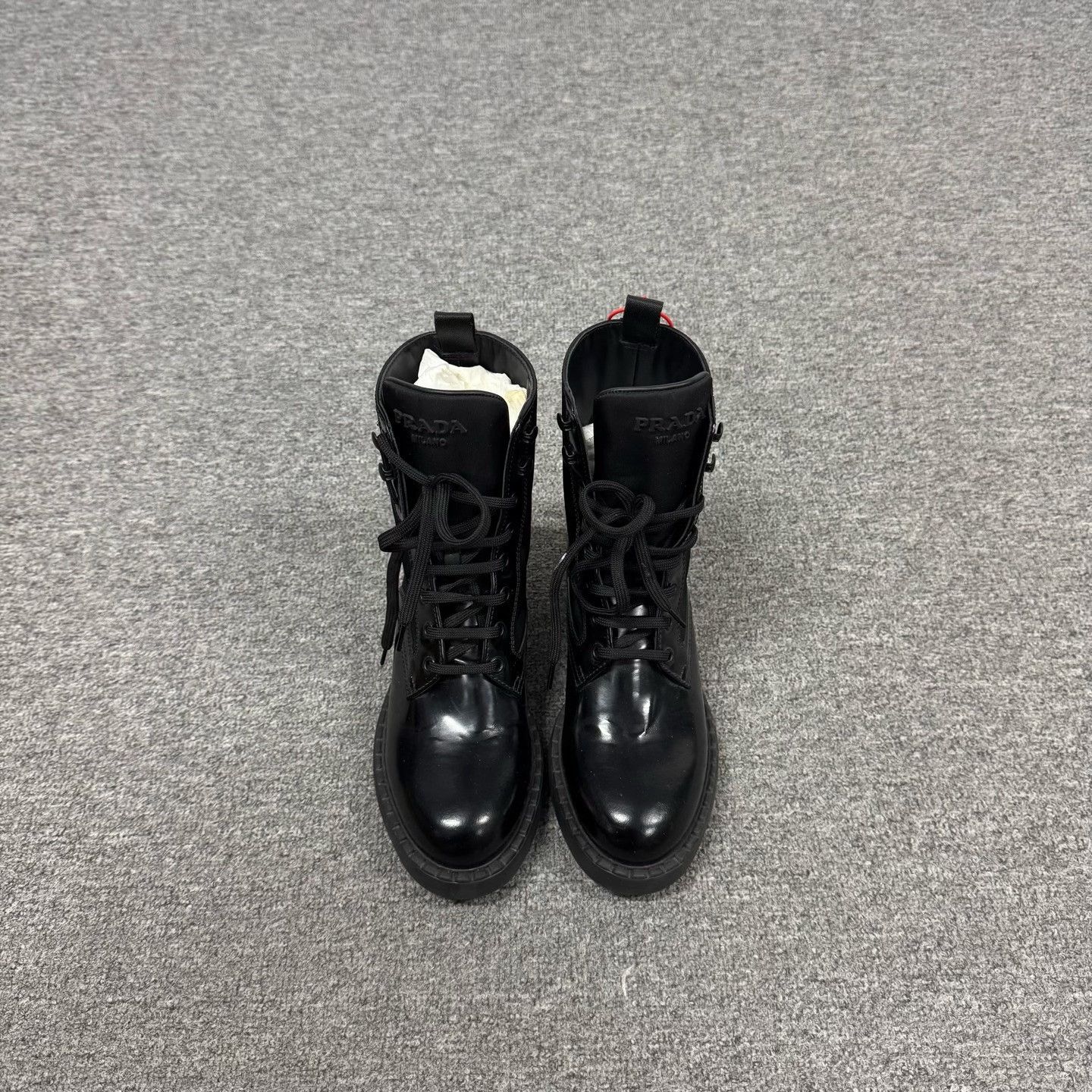 Prada Prada Re-Nylon Combat Boots Size 36.5 Size US 6.5 / IT 36.5 - 2 Thumbnail