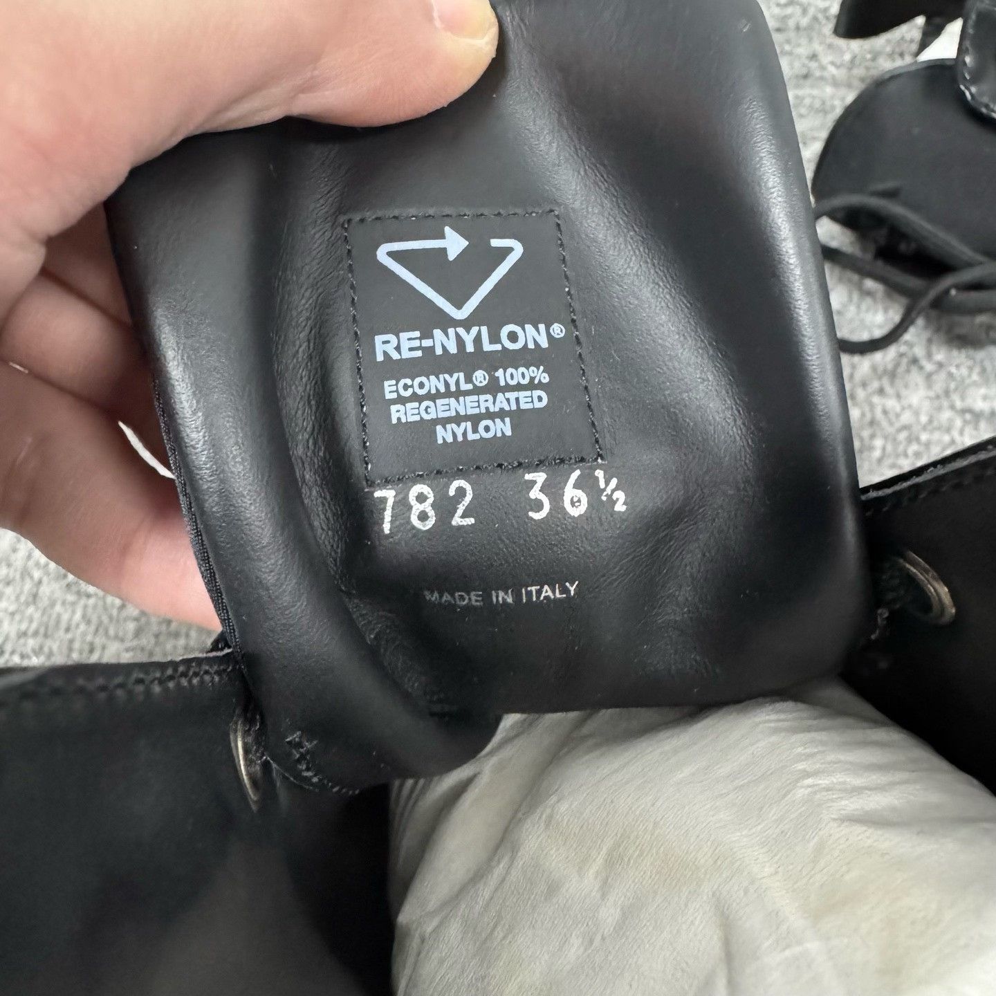 Prada Prada Re-Nylon Combat Boots Size 36.5 Size US 6.5 / IT 36.5 - 6 Thumbnail