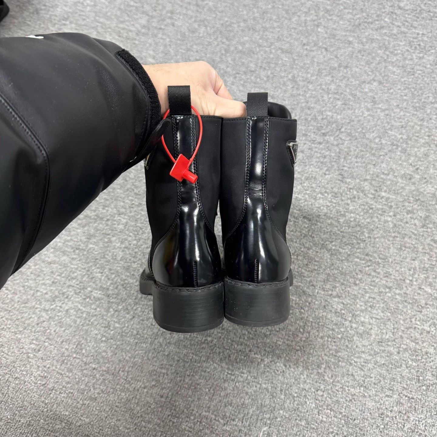 Prada Prada Re-Nylon Combat Boots Size 36.5 Size US 6.5 / IT 36.5 - 3 Thumbnail
