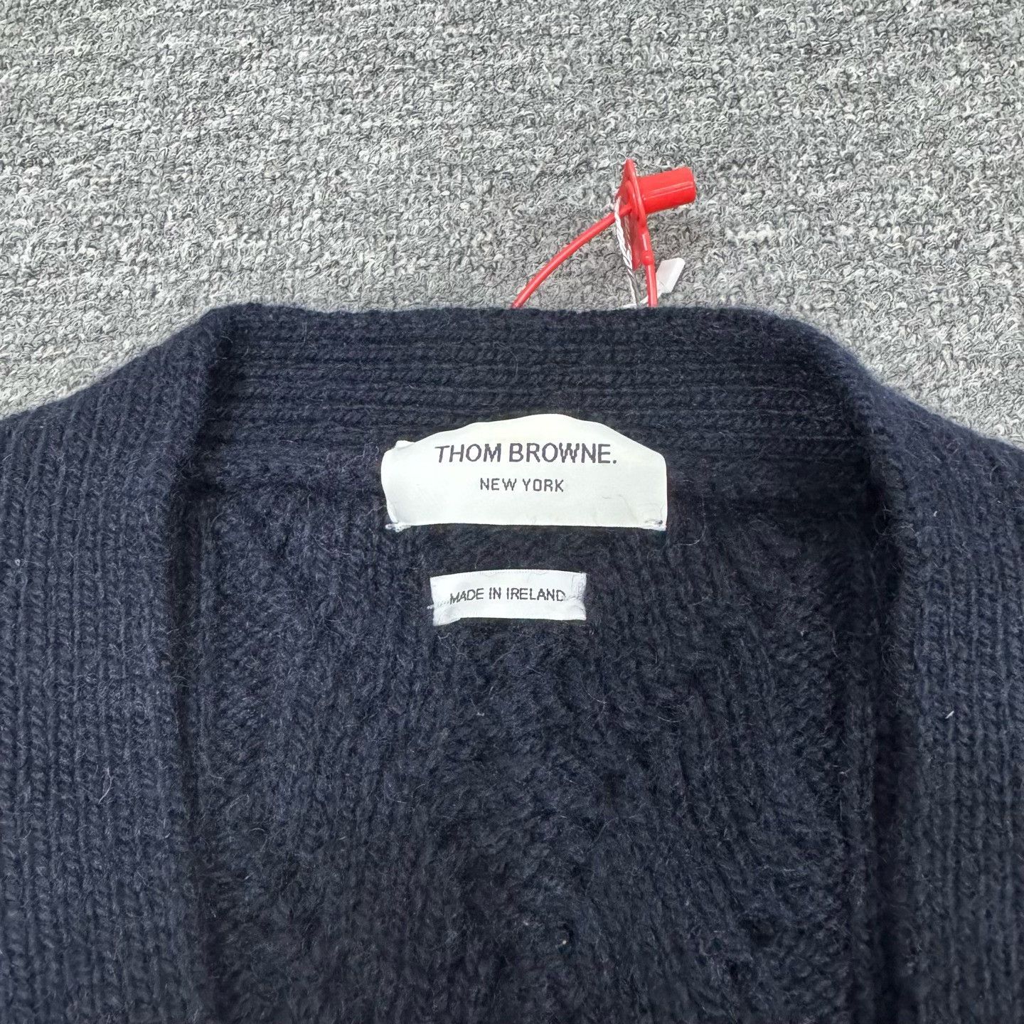 Thom Browne Thom Browne Stripe Cable Knit Cardigan Size 4 Size US XL / EU 56 / 4 - 6 Thumbnail