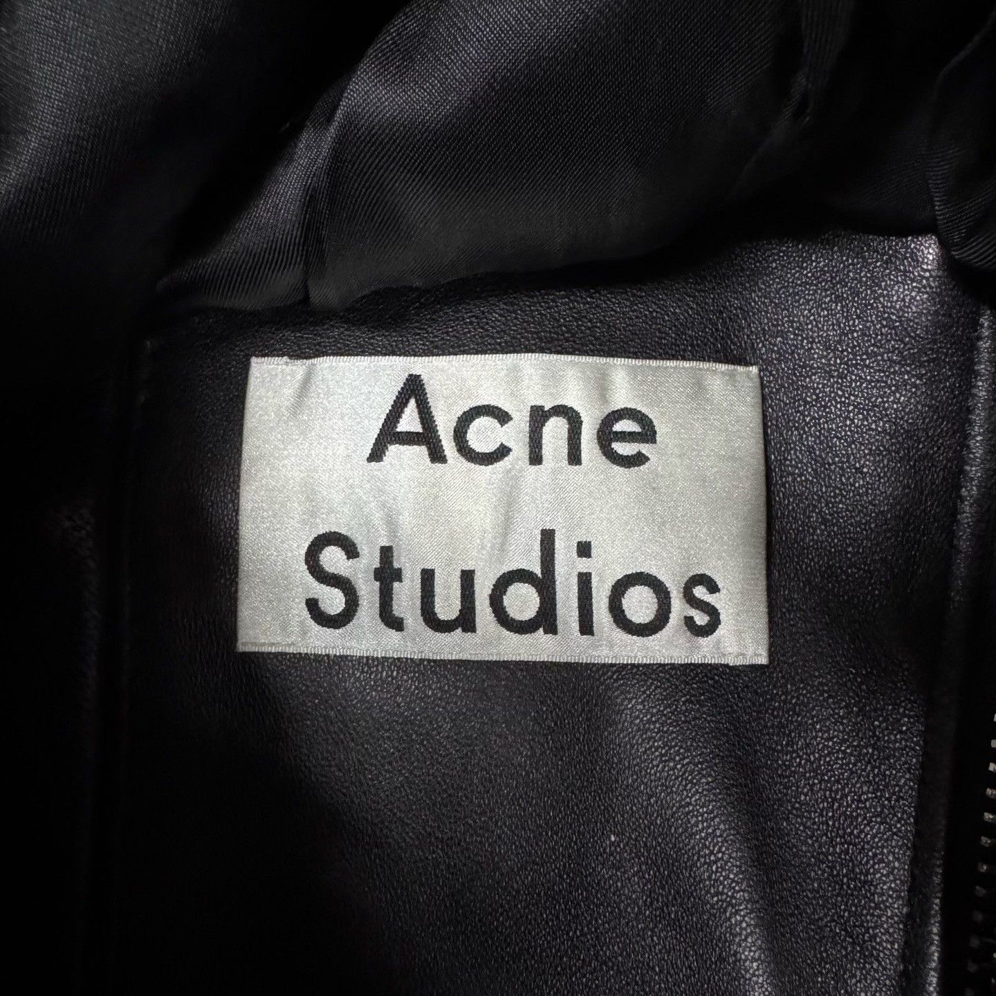Acne Studios Acne Studios Nate Clean Leather Biker Jacket Size 46 Size US S / EU 44-46 / 1 - 7 Thumbnail