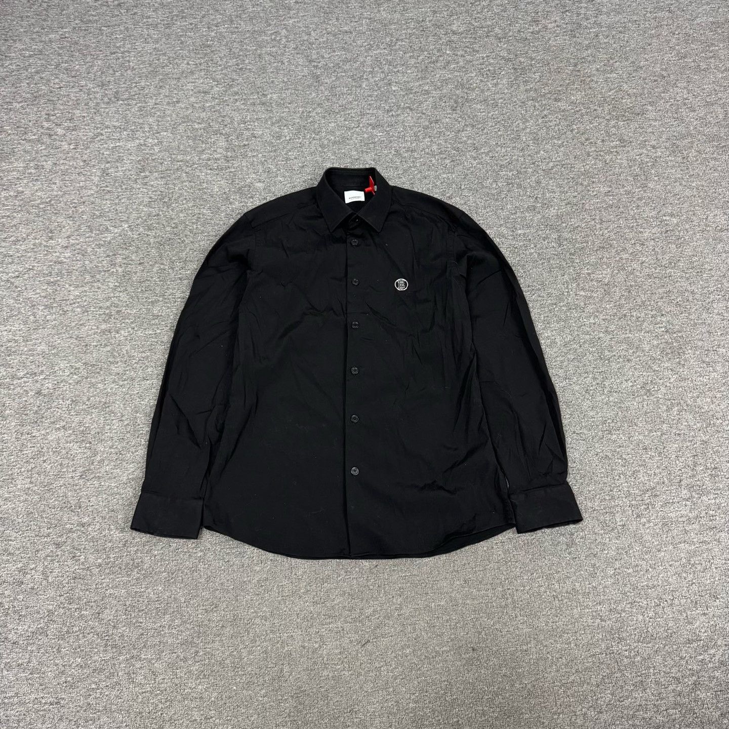 Burberry Burberry TB Logo Stretch Cotton Shirt Size M Size US M / EU 48-50 / 2 - 2 Thumbnail