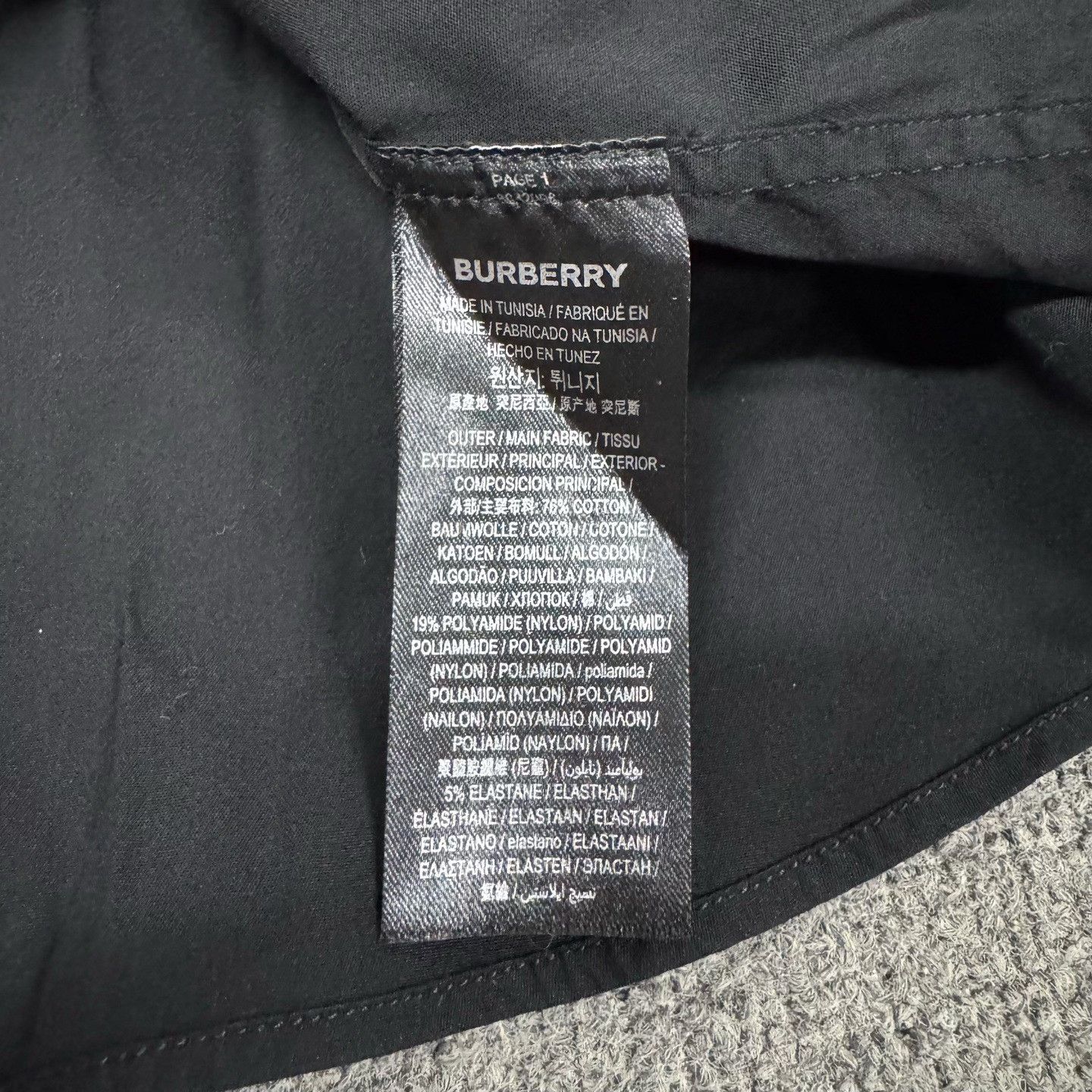 Burberry Burberry TB Logo Stretch Cotton Shirt Size M Size US M / EU 48-50 / 2 - 8 Thumbnail
