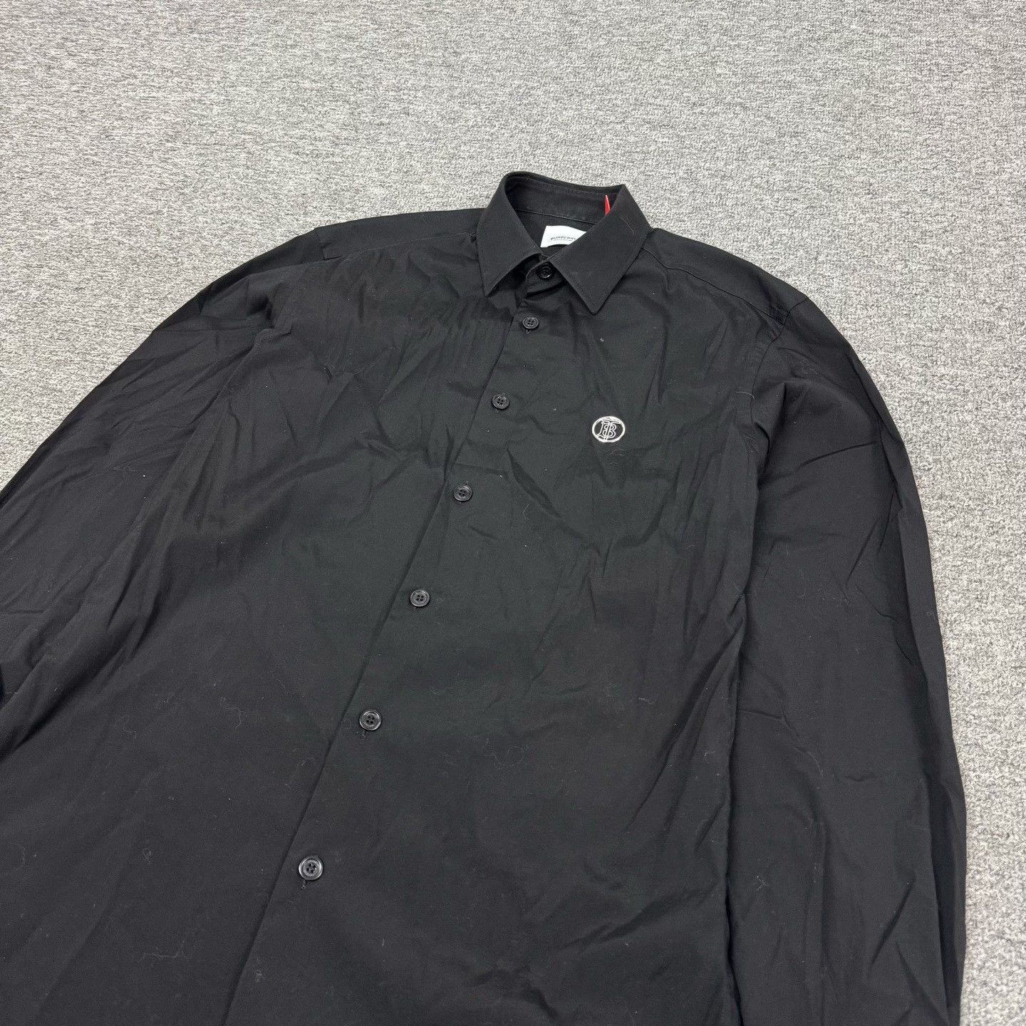 Burberry Burberry TB Logo Stretch Cotton Shirt Size M Size US M / EU 48-50 / 2 - 5 Thumbnail