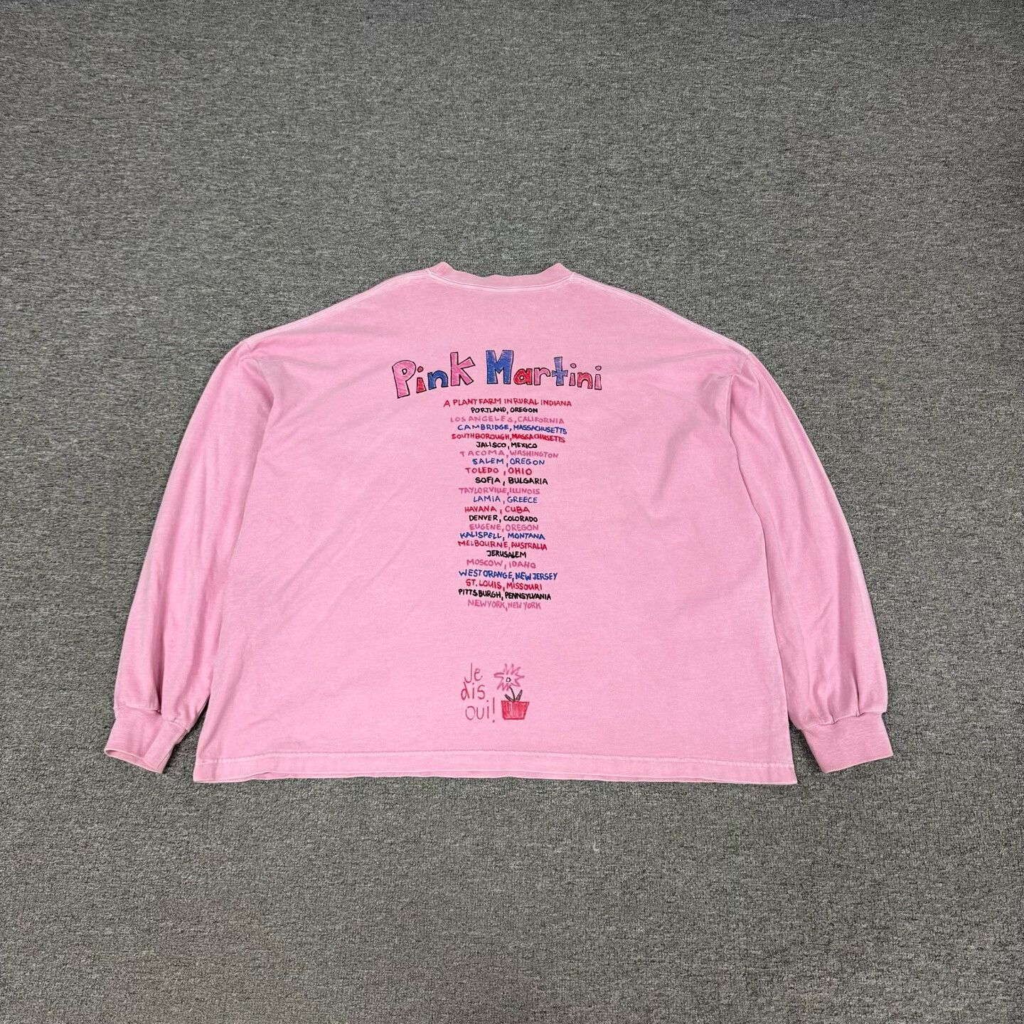 Balenciaga Balenciaga Pink Martini Music Merch LS T-Shirt 2 Size US M / EU 48-50 / 2 - 3 Thumbnail