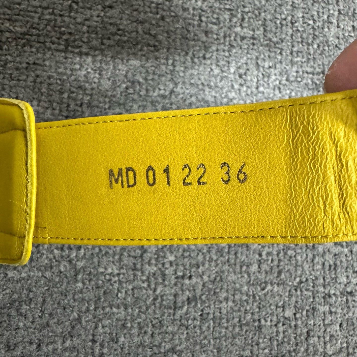 Dior Dior Yellow Leather Velcro Strap Sandals 36 Size US 6 / IT 36 - 8 Thumbnail