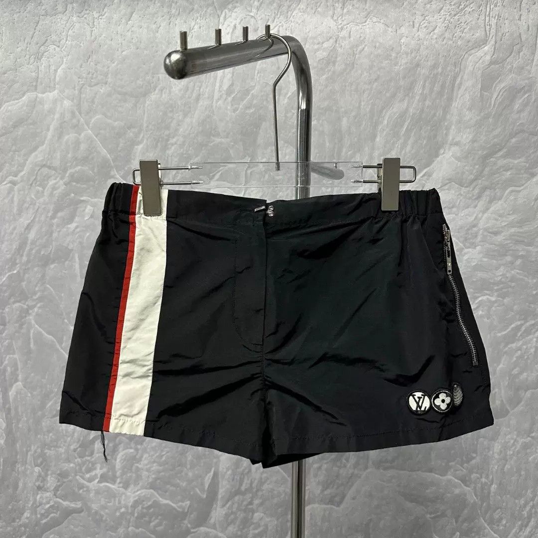Louis Vuitton Louis Vuitton Striped Patch Shorts FR 38 Size 27" / US 4 / IT 40 - 2 Thumbnail