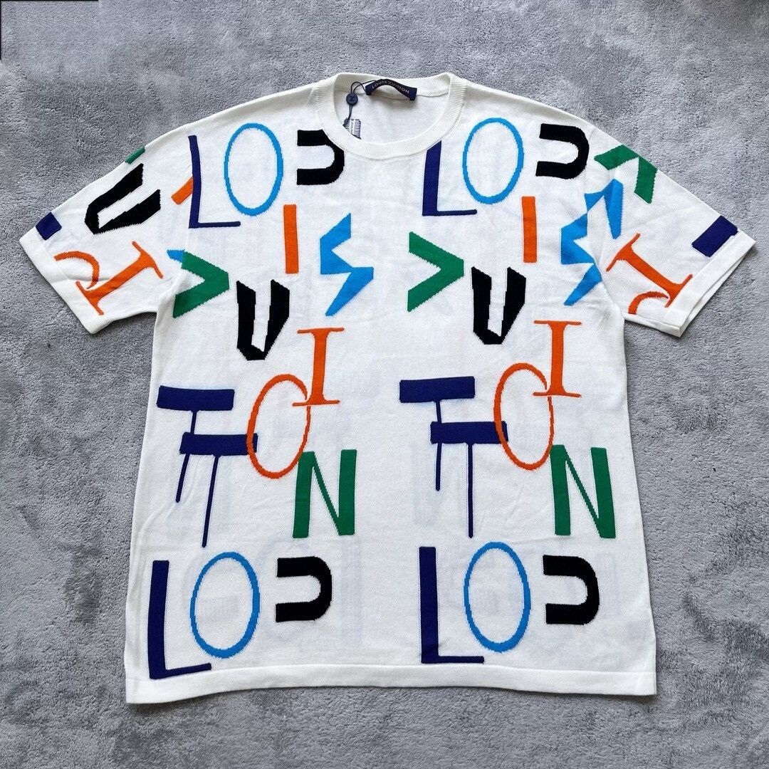 Louis Vuitton Louis Vuitton Electric DNA Typographic T-Shirt L Size US L / EU 52-54 / 3 - 2 Thumbnail