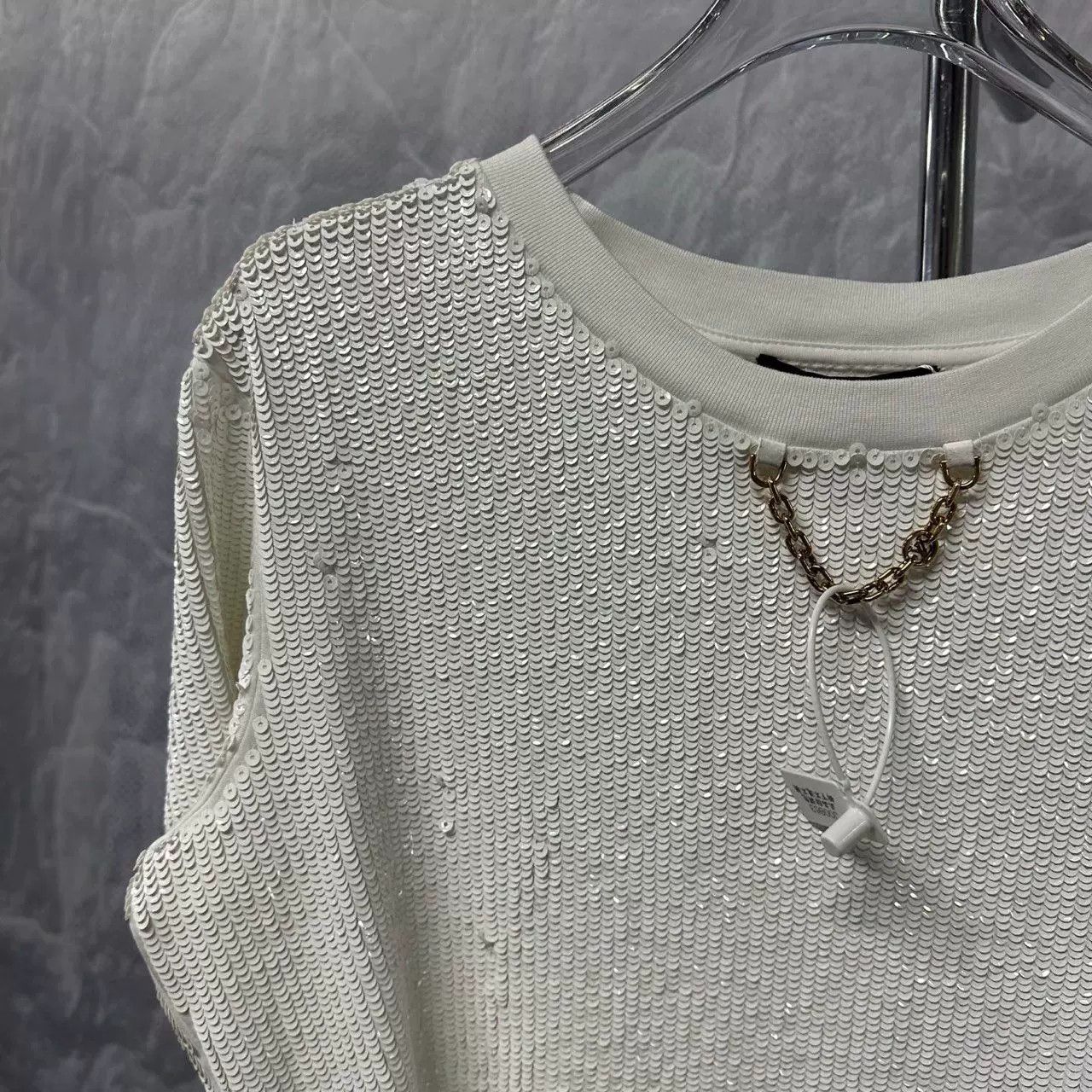 Louis Vuitton Louis Vuitton Sequin Chain Short Sleeve T-Shirt L Size L / US 10 / IT 46 - 3 Thumbnail