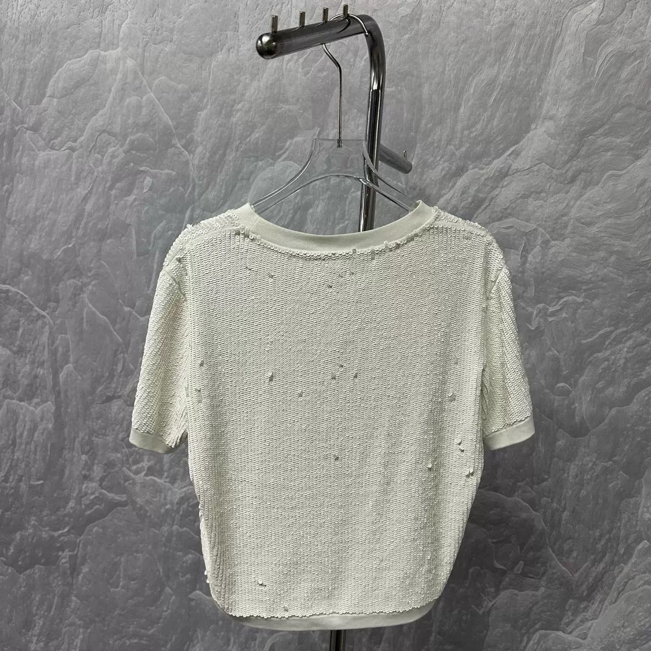 Louis Vuitton Louis Vuitton Sequin Chain Short Sleeve T-Shirt L Size L / US 10 / IT 46 - 4 Thumbnail