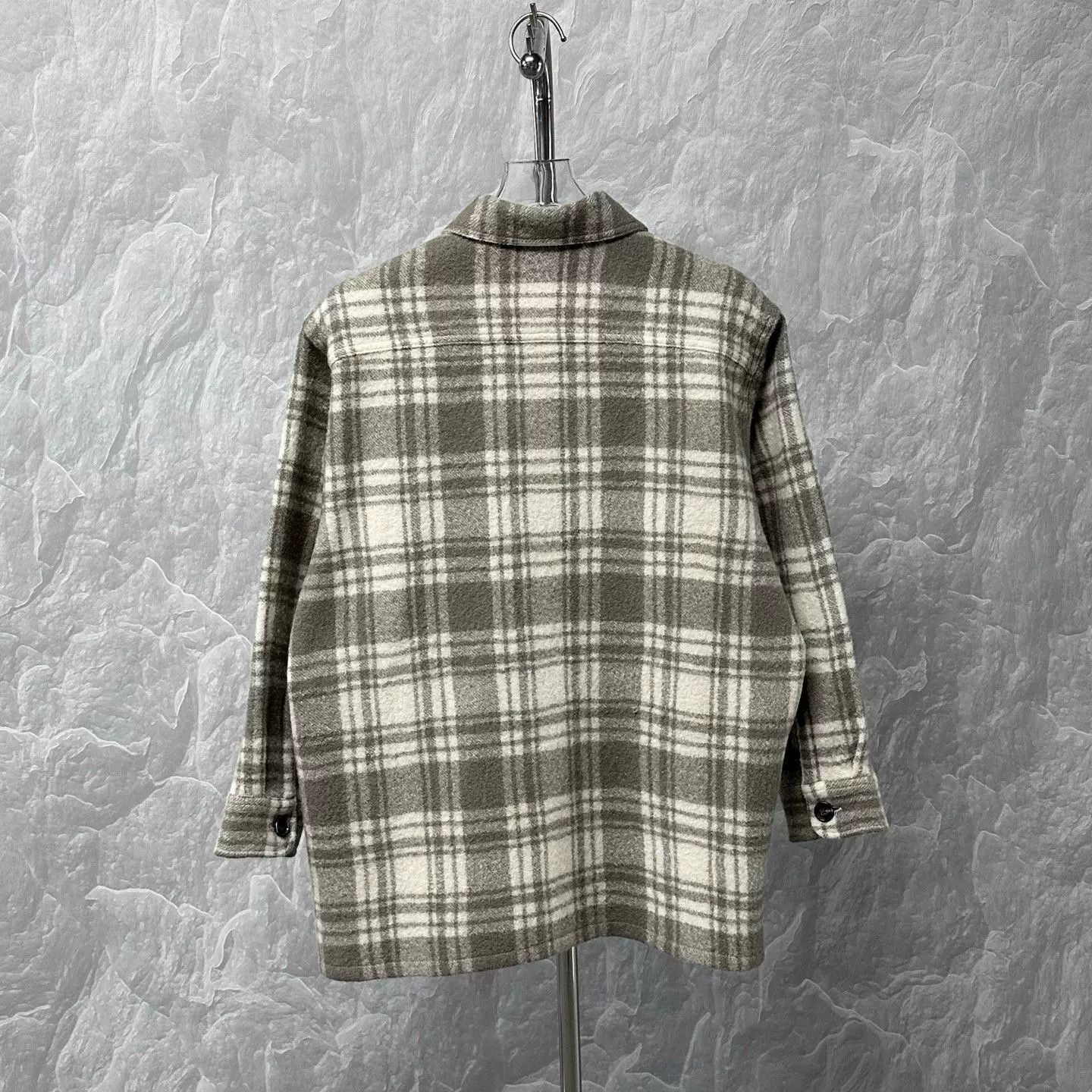 AMI Ami Paris Plaid Virgin Wool Shirt Jacket XS Size US XS / EU 42 / 0 - 5 Thumbnail