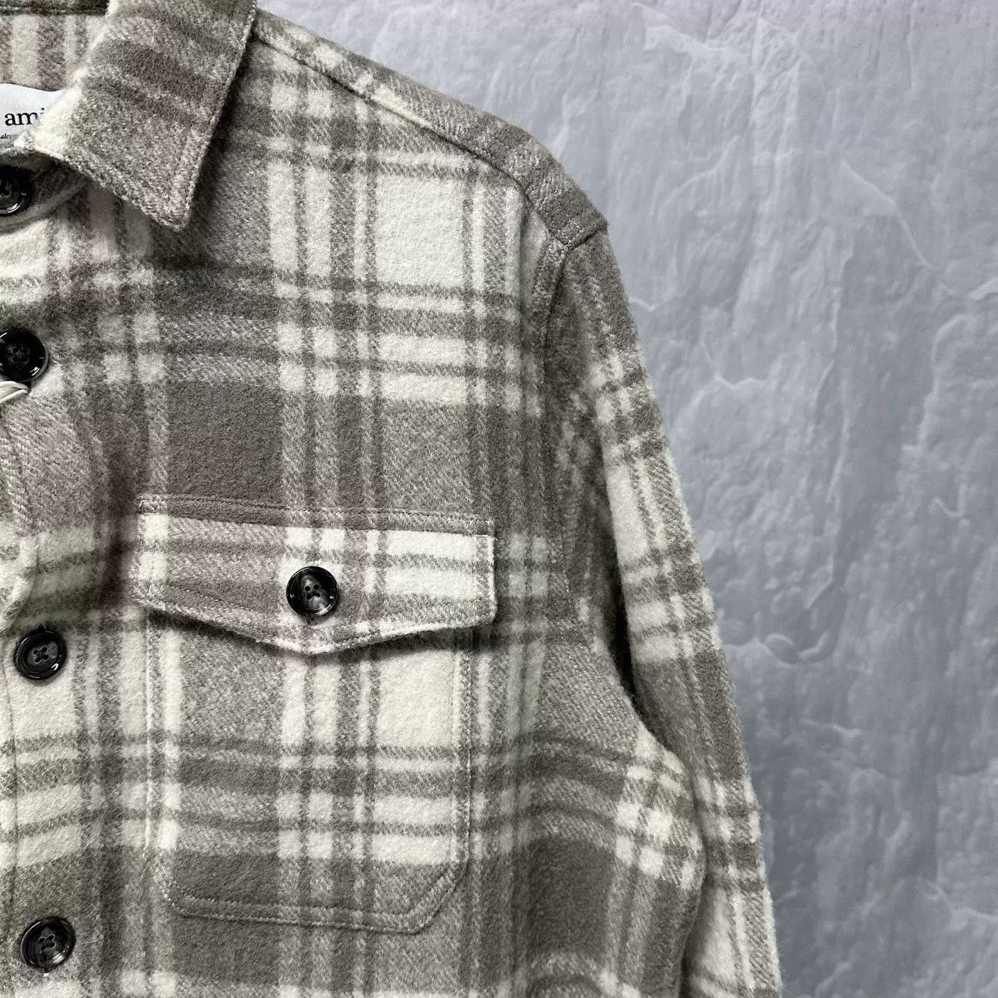 AMI Ami Paris Plaid Virgin Wool Shirt Jacket XS Size US XS / EU 42 / 0 - 4 Thumbnail