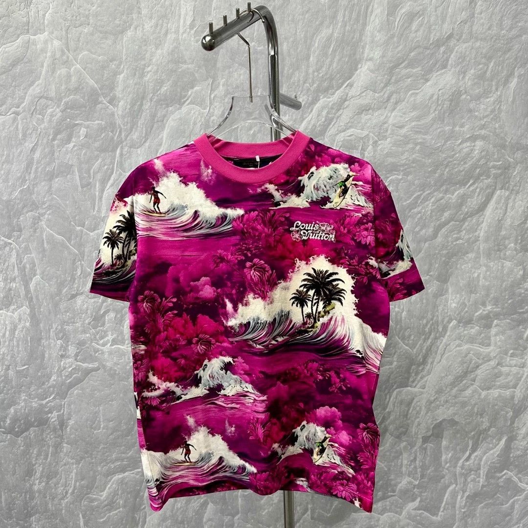 Louis Vuitton Louis Vuitton Tropical Island Wave T-Shirt S Size US S / EU 44-46 / 1 - 2 Thumbnail