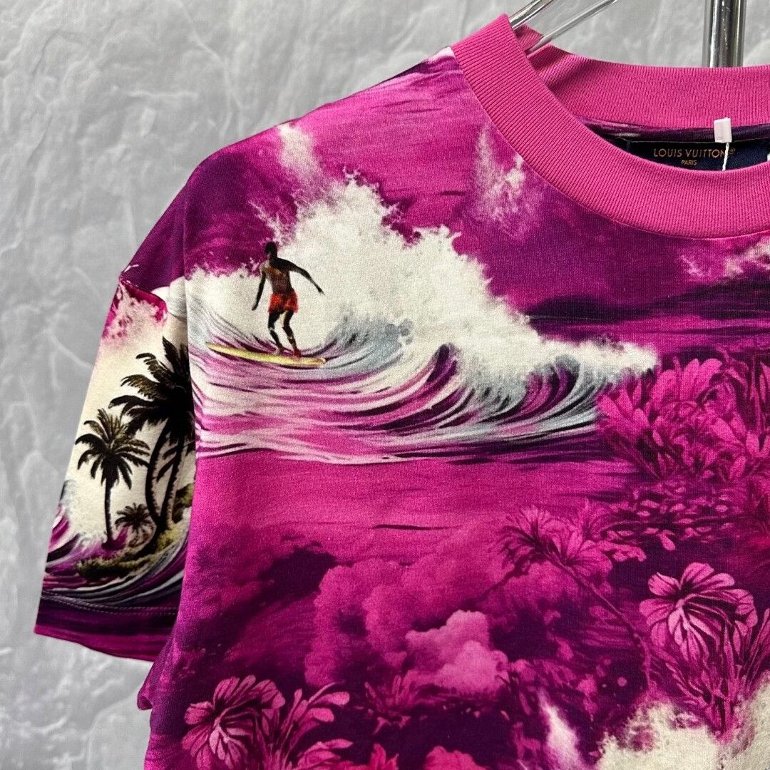 Louis Vuitton Louis Vuitton Tropical Island Wave T-Shirt S Size US S / EU 44-46 / 1 - 4 Thumbnail