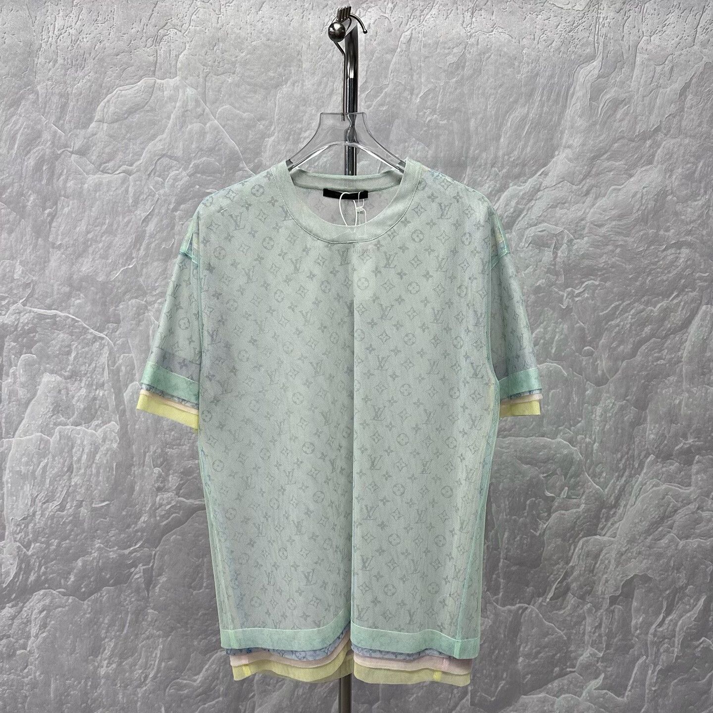 Louis Vuitton Louis Vuitton Monogram Organza Short Sleeve T-Shirt XS Size US XS / EU 42 / 0 - 2 Thumbnail
