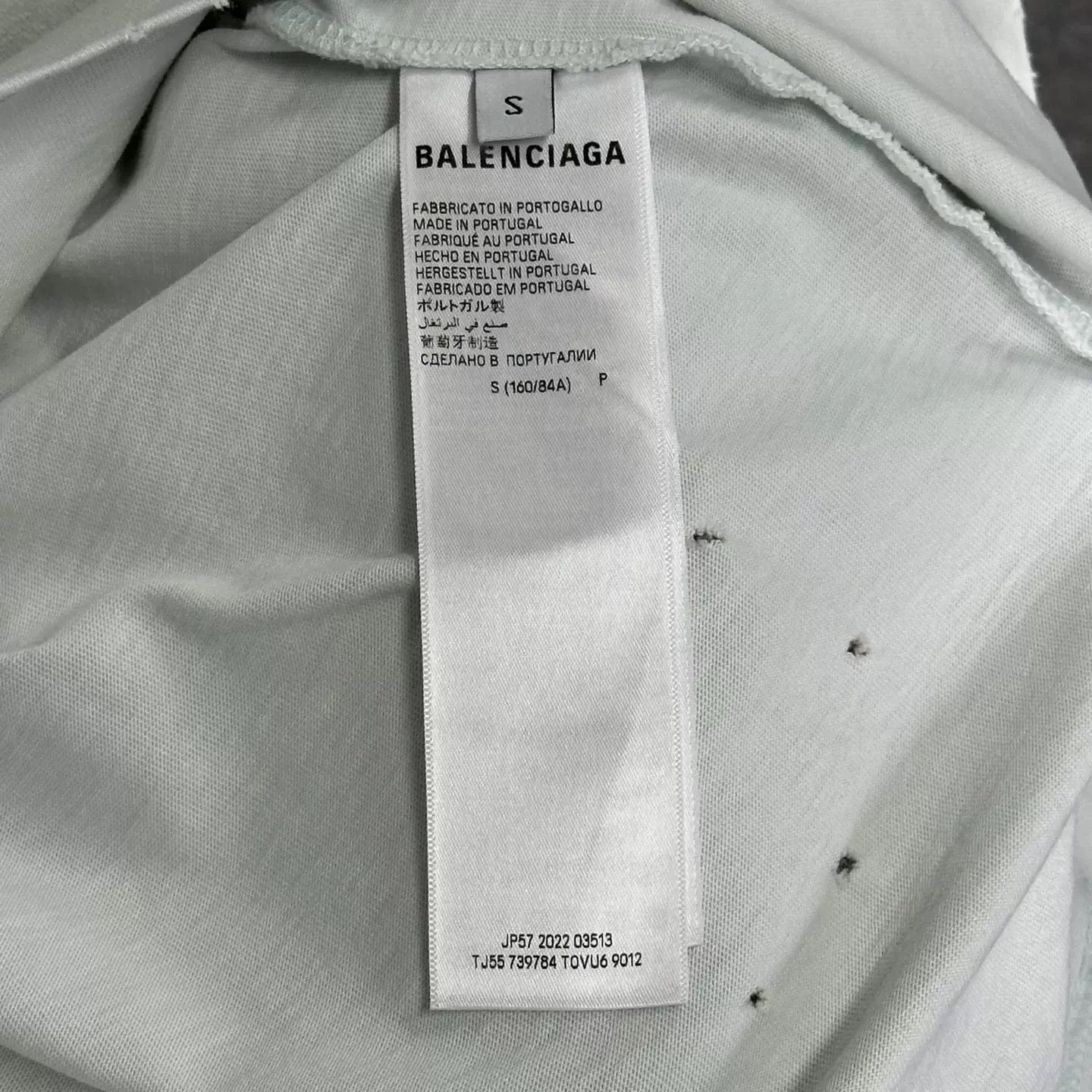Balenciaga Balenciaga Bitcoin Distressed T-Shirt Size S Size US S / EU 44-46 / 1 - 6 Thumbnail