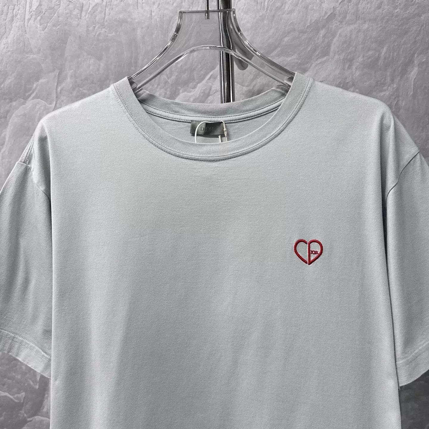 Dior Dior CD Heart Embroidery T-Shirt Size XXL Size US XXL / EU 58 / 5 - 3 Thumbnail