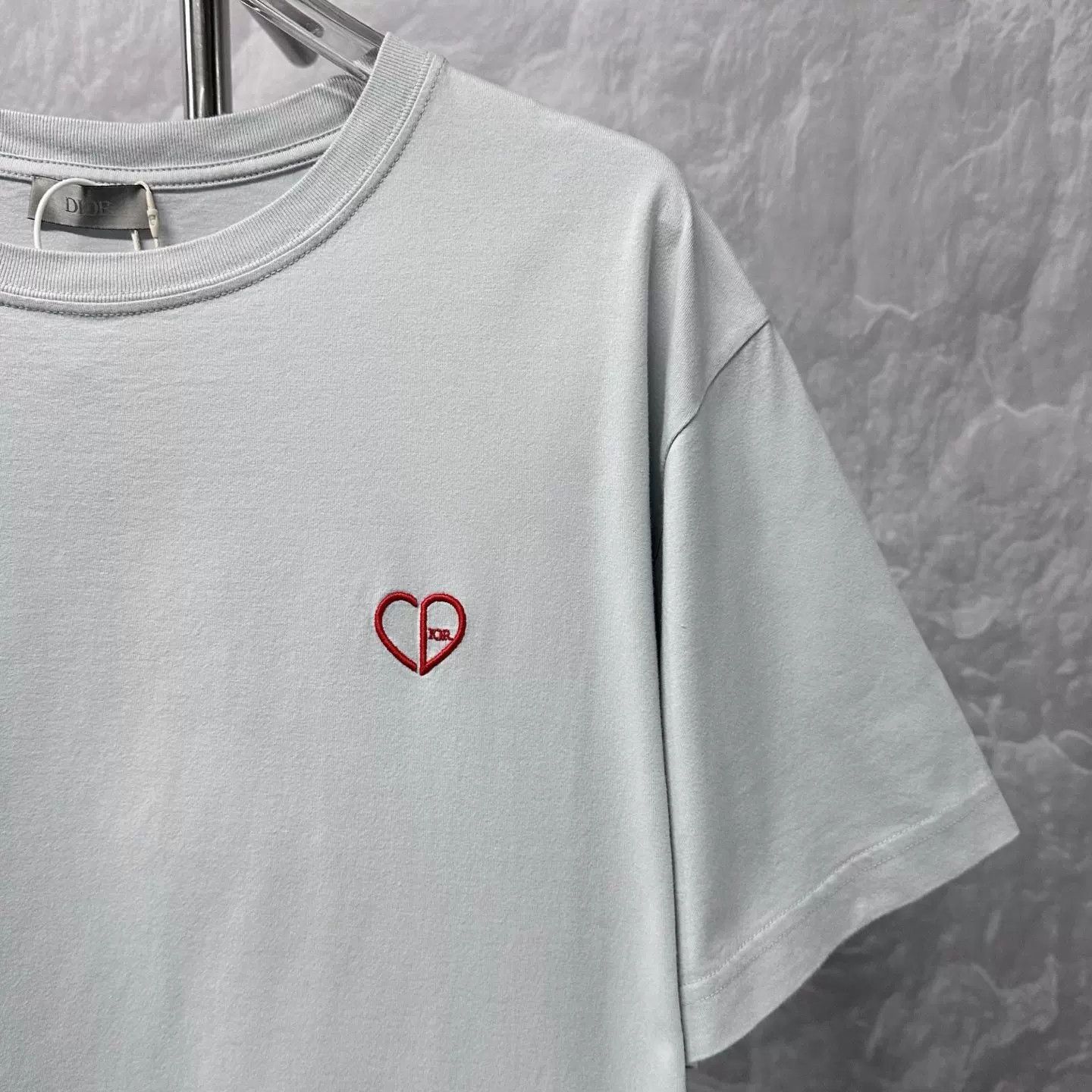 Dior Dior CD Heart Embroidery T-Shirt Size XXL Size US XXL / EU 58 / 5 - 4 Thumbnail