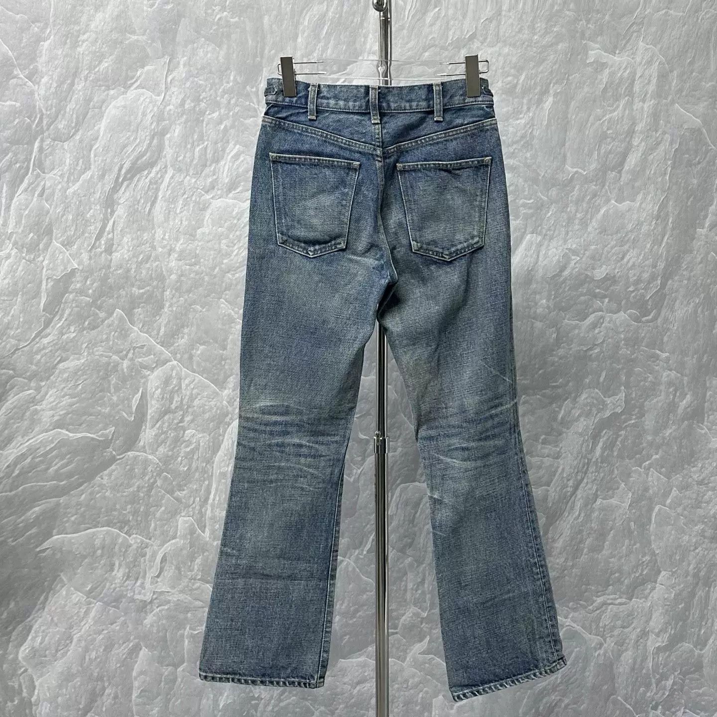 Celine Celine Triomphe Chain Distressed Jeans 27 Size 27" / US 4 / IT 40 - 6 Thumbnail