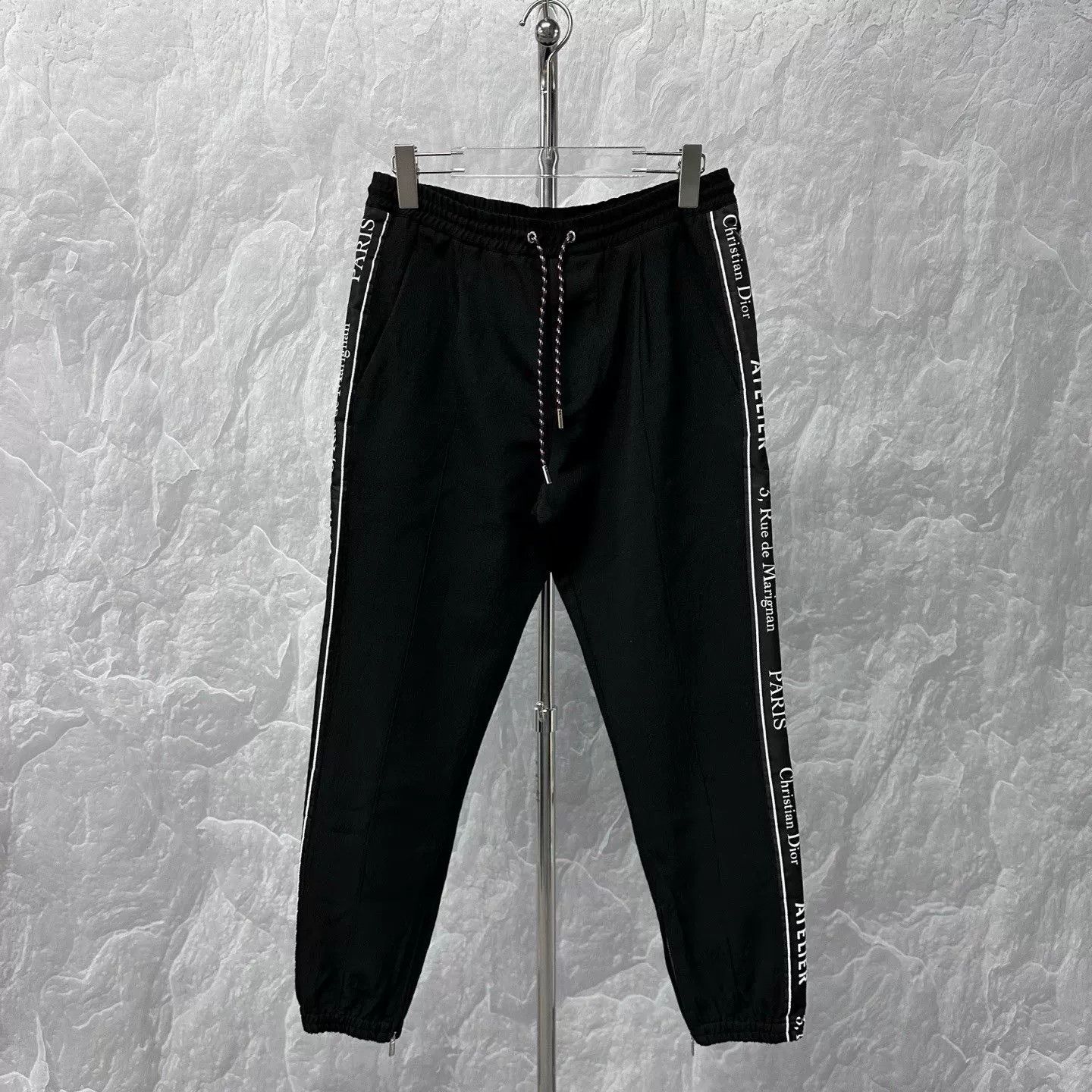 Dior Dior Atelier Logo Stripe Jogger Pants Size 48 Size US 32 / EU 48 - 2 Thumbnail