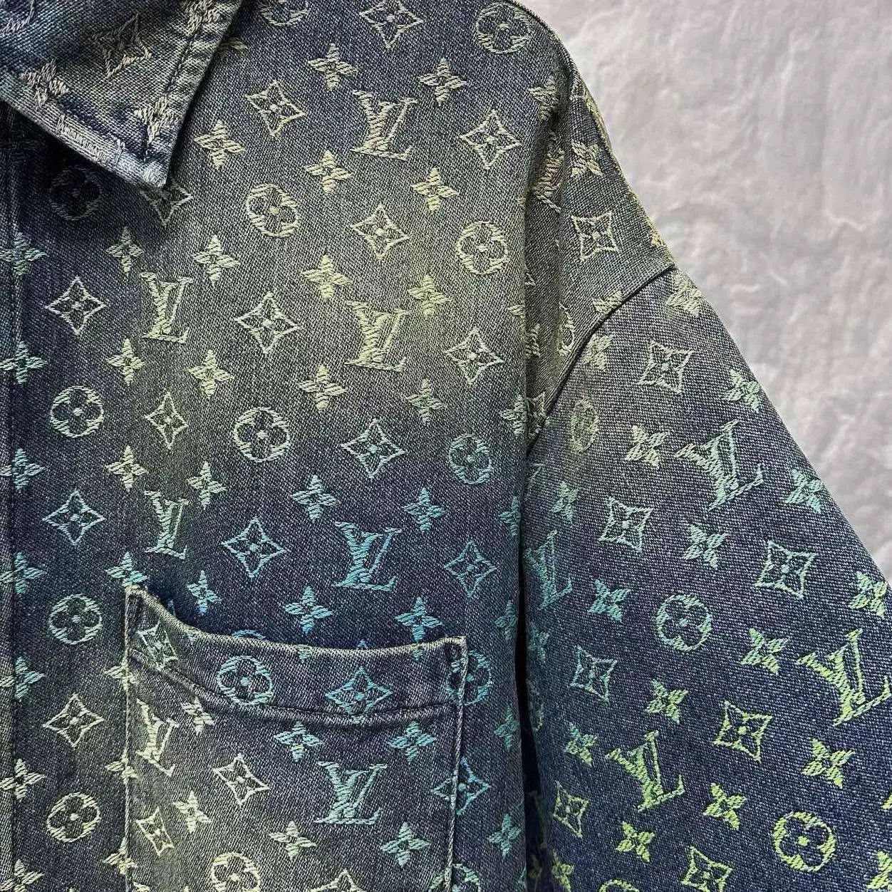 Louis Vuitton Louis Vuitton Rainbow Gradient Denim Shirt XS Size US XS / EU 42 / 0 - 4 Thumbnail