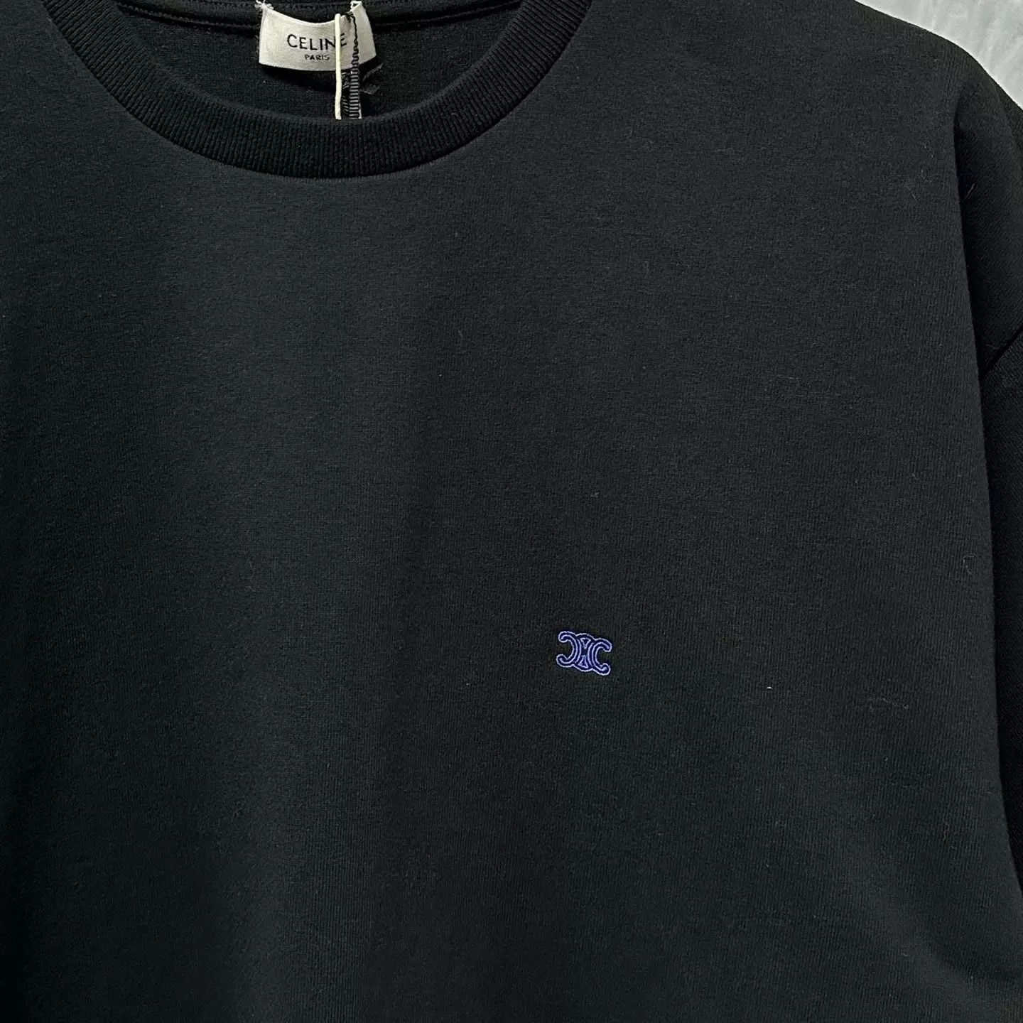 Celine Celine Triomphe Logo Embroidery T-Shirt S Size US S / EU 44-46 / 1 - 4 Thumbnail