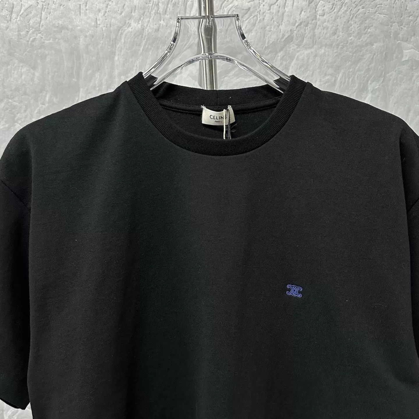 Celine Celine Triomphe Logo Embroidery T-Shirt S Size US S / EU 44-46 / 1 - 3 Thumbnail