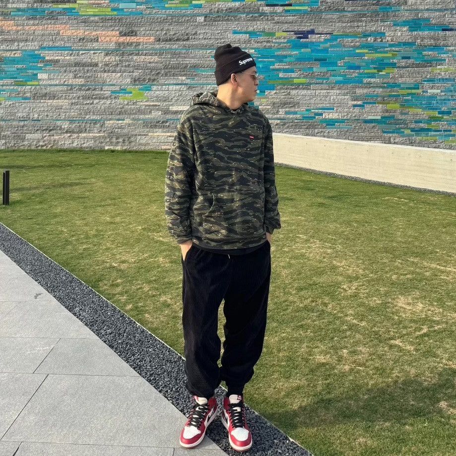 Supreme Supreme Tiger Camo Hooded Sweatshirt Size M Size US M / EU 48-50 / 2 - 9 Thumbnail