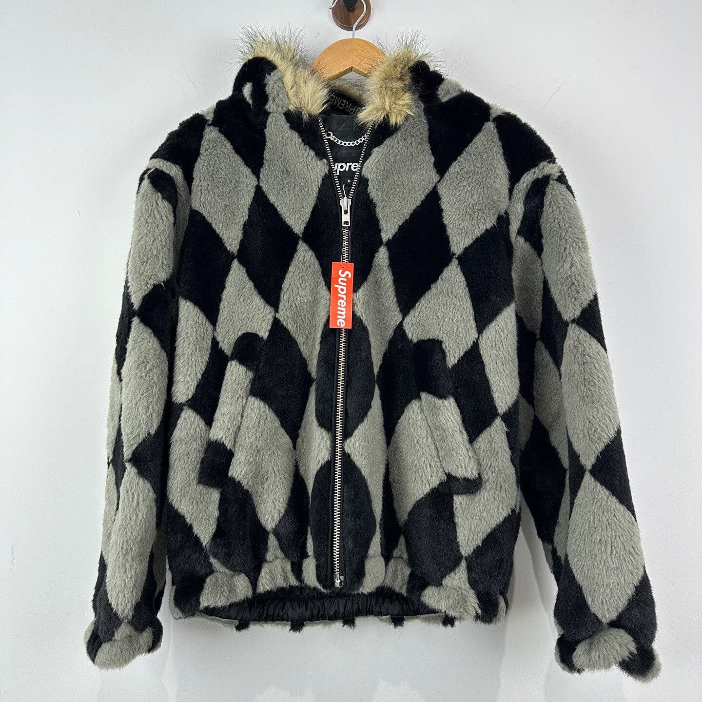 Supreme Supreme Diamond Faux Fur Jacket S Size US S / EU 44-46 / 1 - 2 Thumbnail