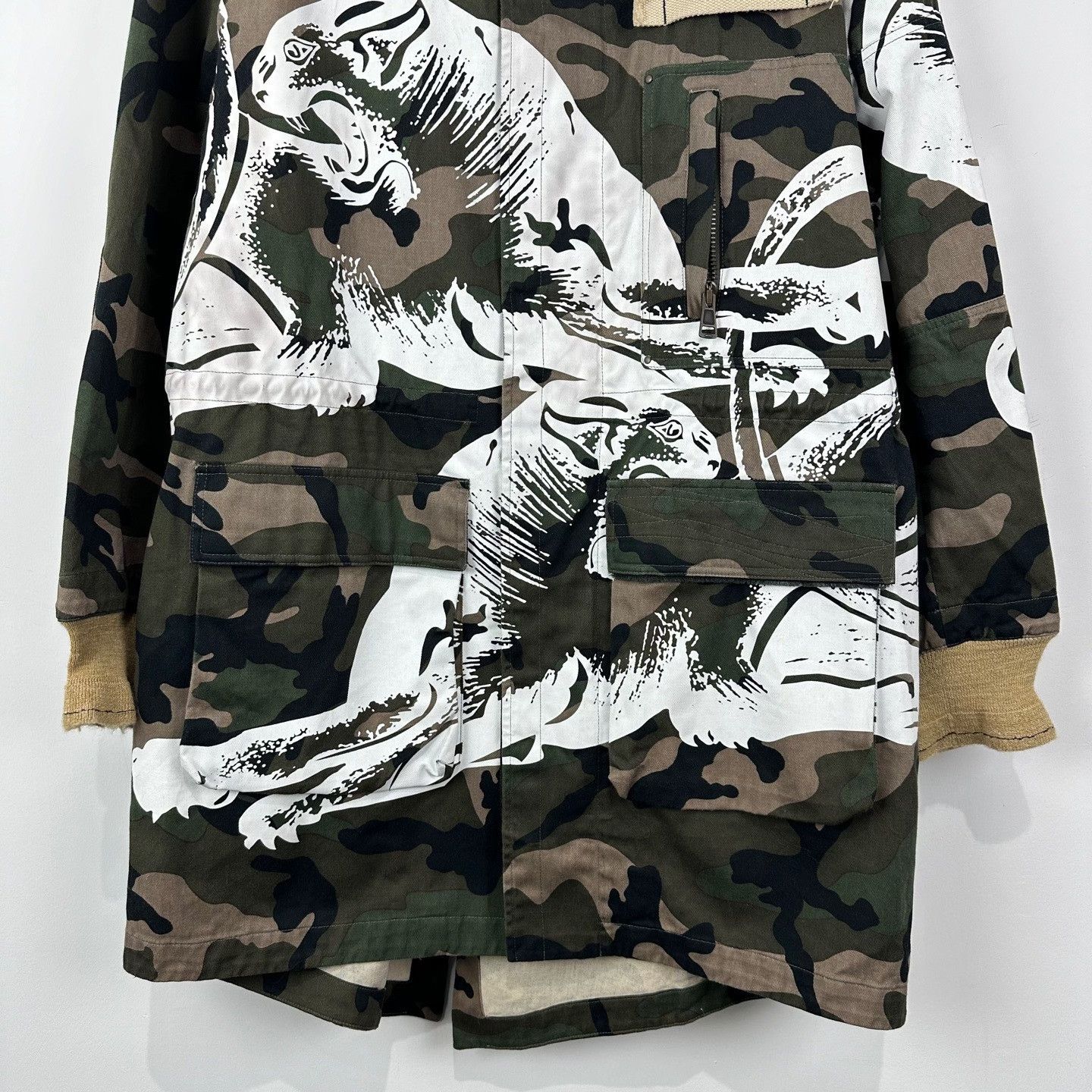 Valentino Valentino Camo Panther Print Parka 50 Size US M / EU 48-50 / 2 - 5 Thumbnail