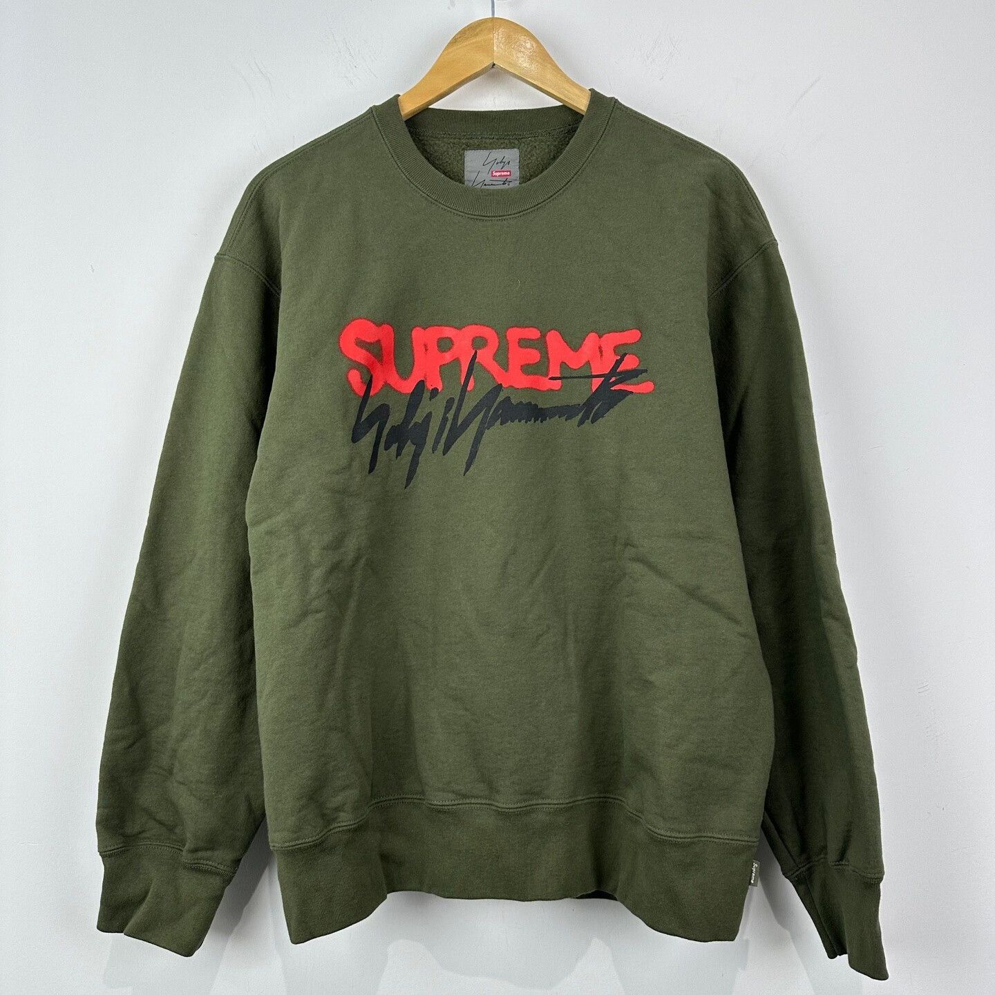 Supreme Supreme x Yohji Yamamoto Logo Sweatshirt M Size US M / EU 48-50 / 2 - 2 Thumbnail