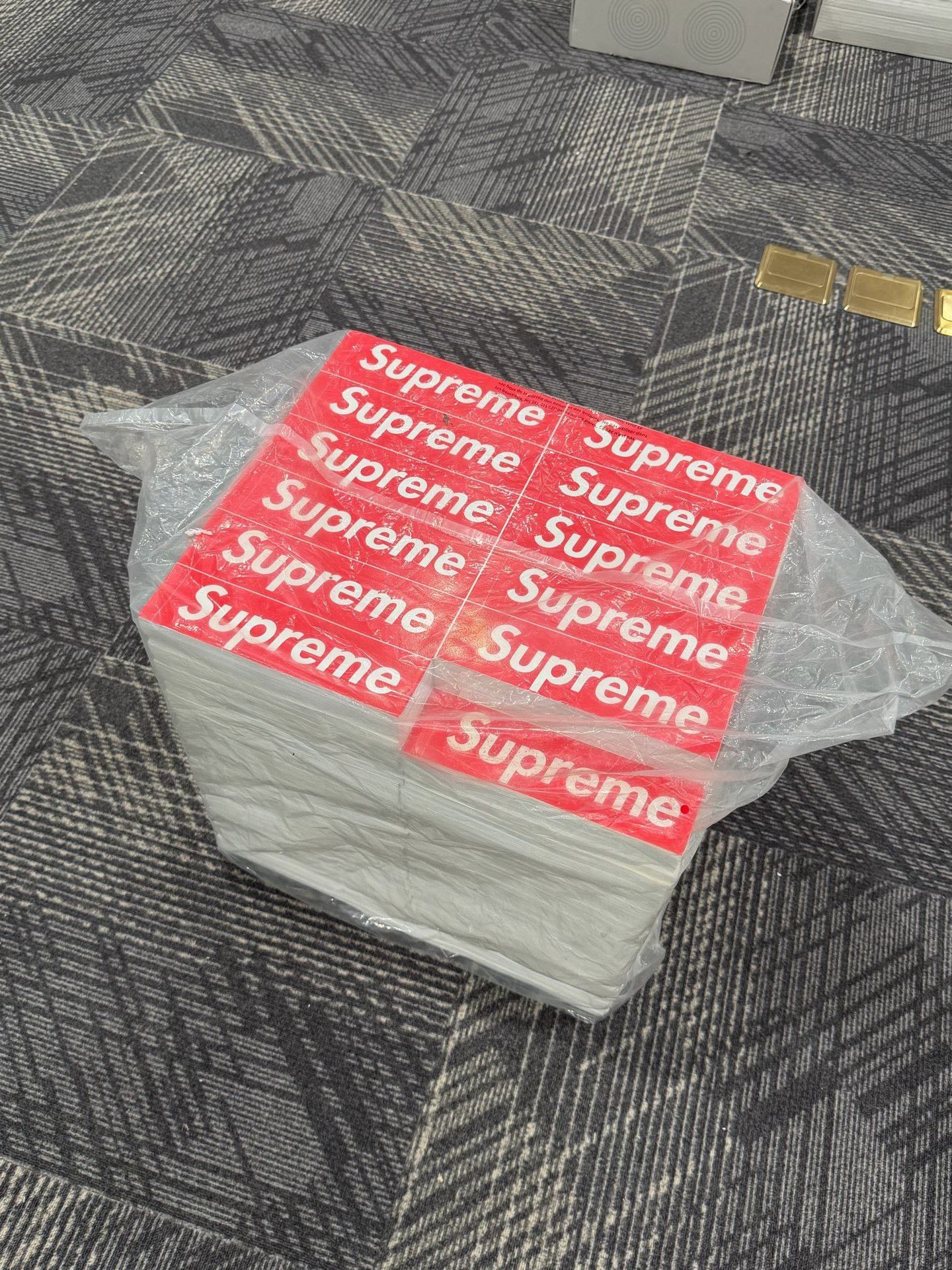 Supreme Supreme Sticker Brick Side Table Stool ONE SIZE Size ONE SIZE - 3 Thumbnail