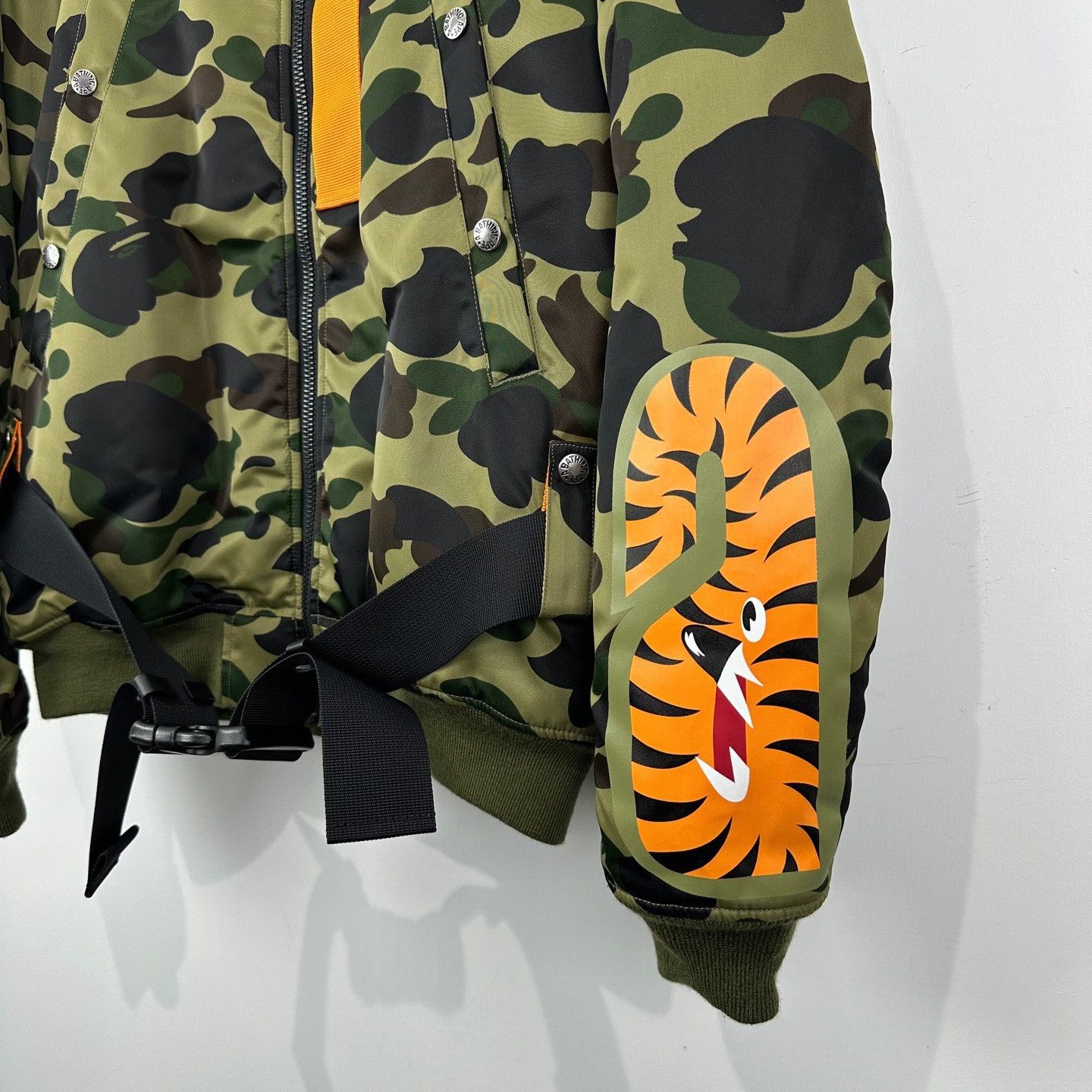 Bape Bape x Porter Camo Shark MA-1 Bomber Jacket Size M Size US M / EU 48-50 / 2 - 6 Thumbnail