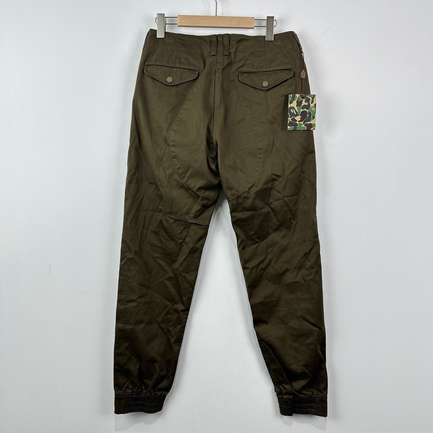 Bape BAPE Olive Knee Patch Zipper Cargo Pants S Size US 30 / EU 46 - 3 Thumbnail