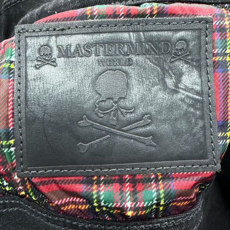 Mastermind World Mastermind World Washed Skull Denim Jacket Size S Size US S / EU 44-46 / 1 - 7 Thumbnail