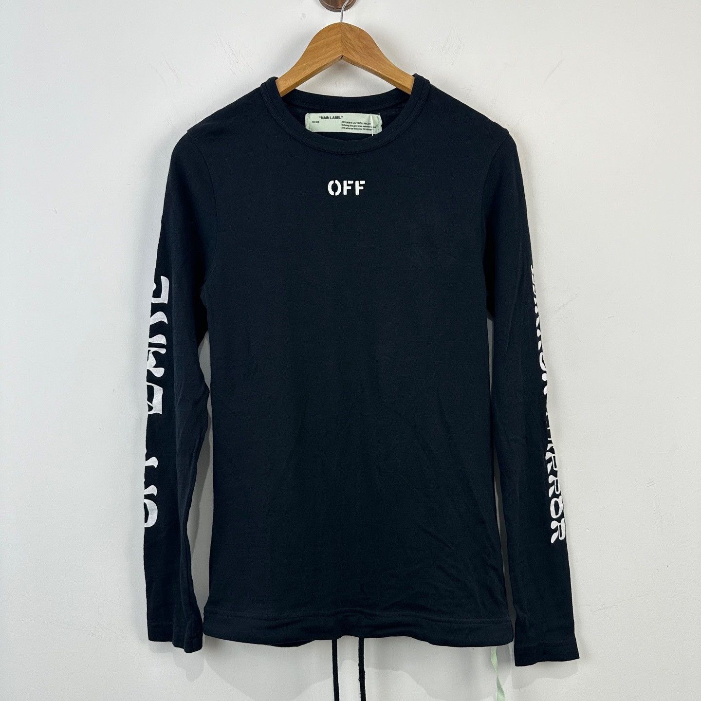 Off-White Off-White Arrow Graphic Long Sleeve Sweatshirt XXS Size US XXS / EU 40 - 2 Thumbnail