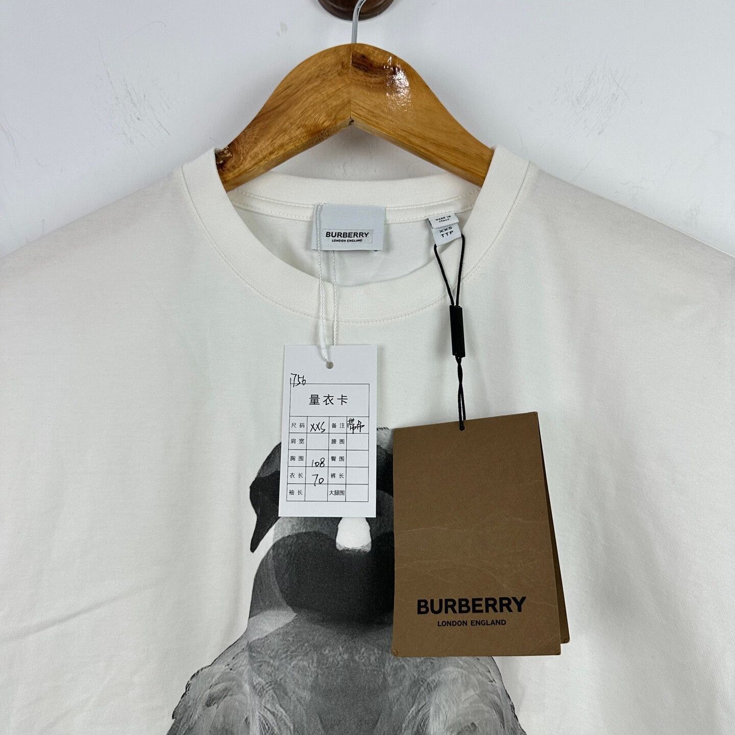 Burberry Burberry Swan Print Cutout Long Sleeve T-Shirt US XXS Size US XXS / EU 40 - 4 Thumbnail