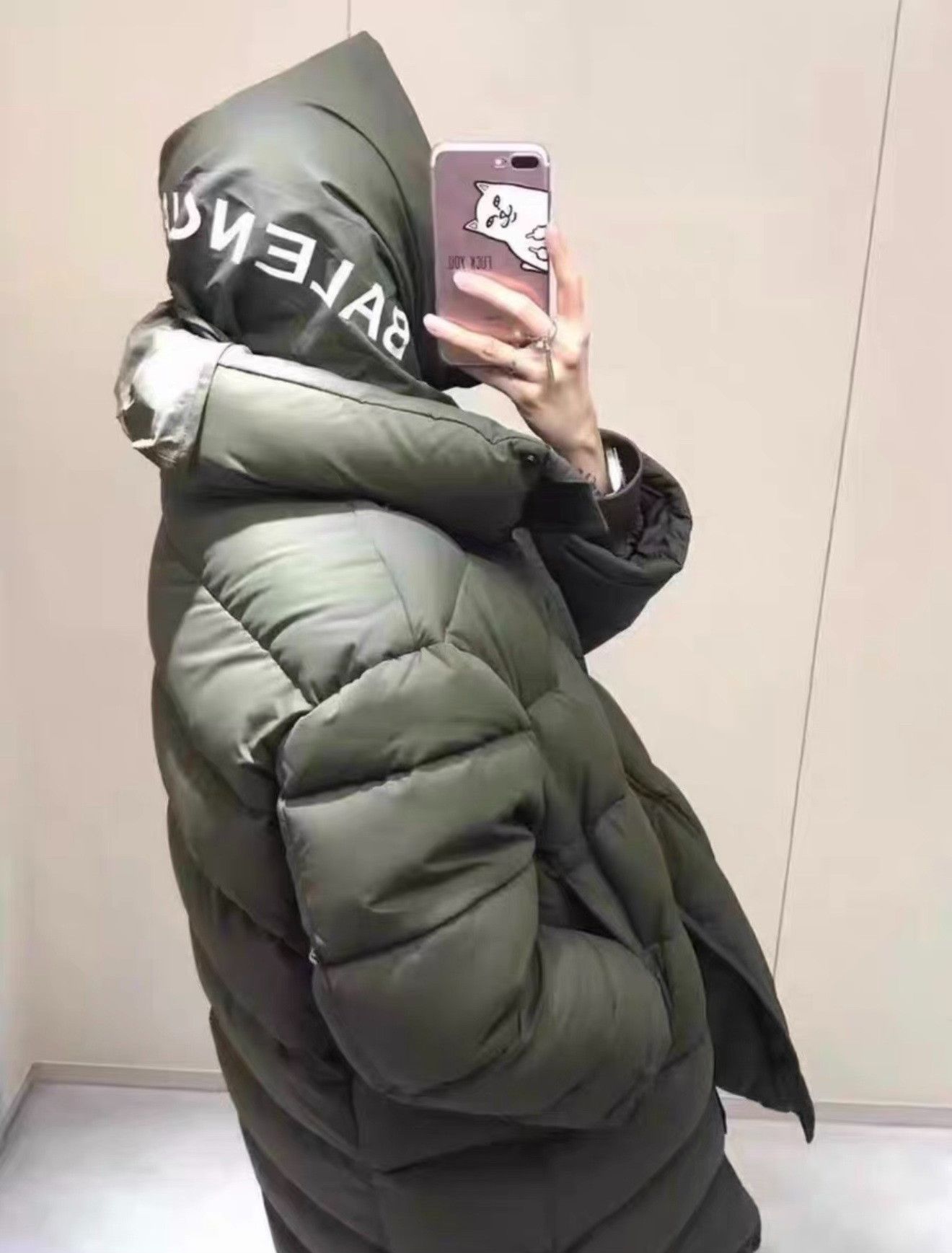 Balenciaga Balenciaga Logo Scarf Puffer Jacket FR 36 Size XS / US 0-2 / IT 36-38 - 8 Thumbnail