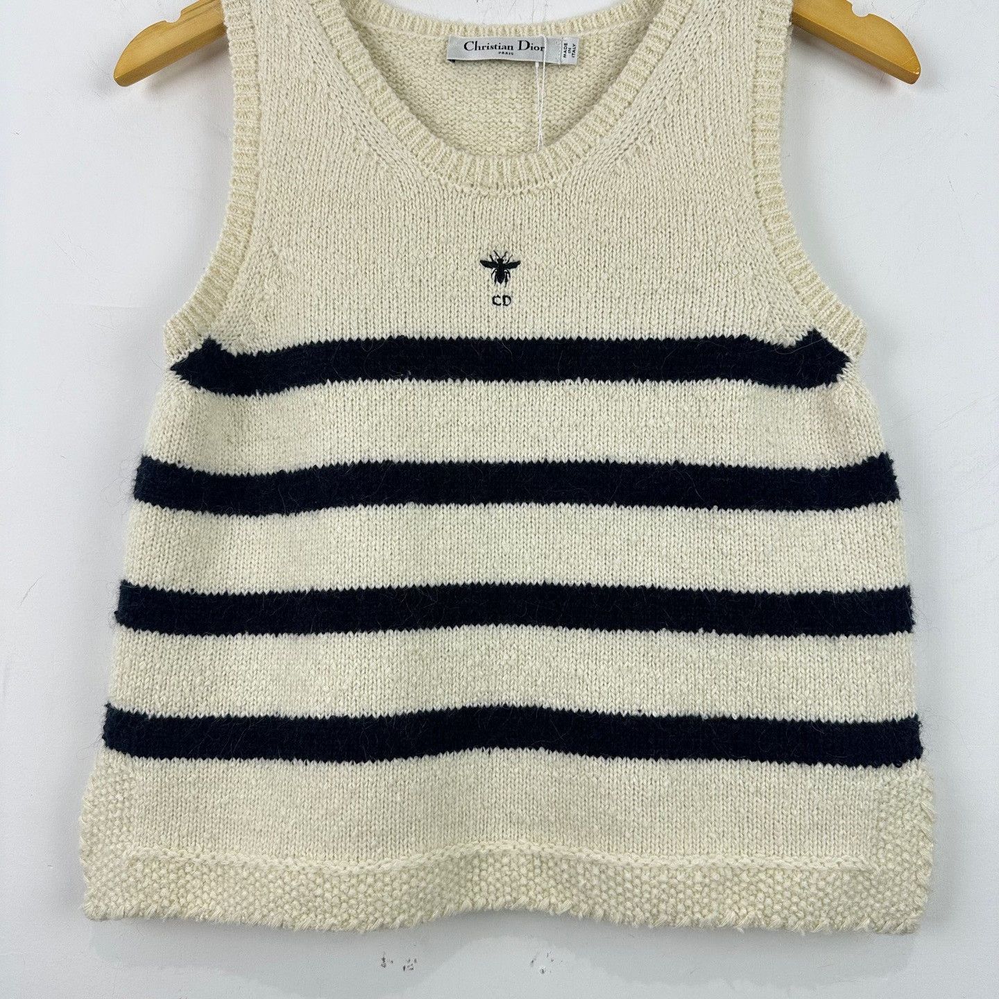 Dior Dior Bee Striped Knit Tank Top 38 Size S / US 4 / IT 40 - 5 Thumbnail