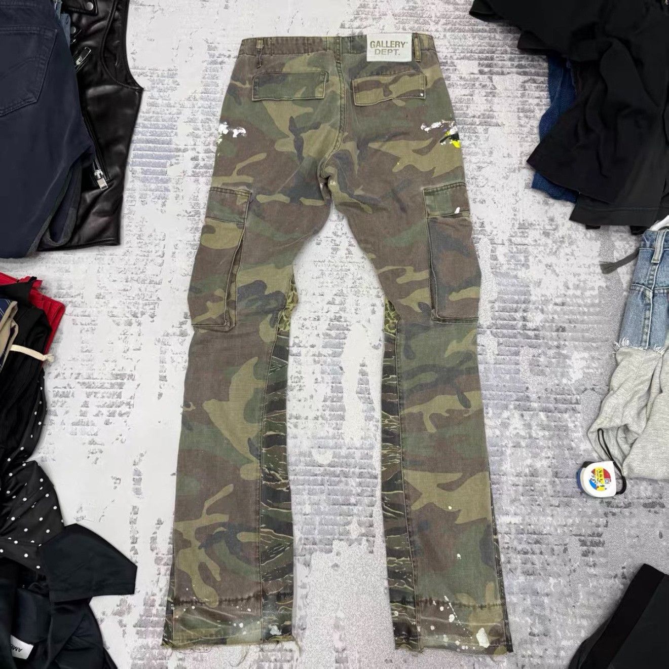 Gallery Dept. GALLERY DEPT. Paint Splatter Camo Flares 28 Size US 28 / EU 44 - 5 Thumbnail
