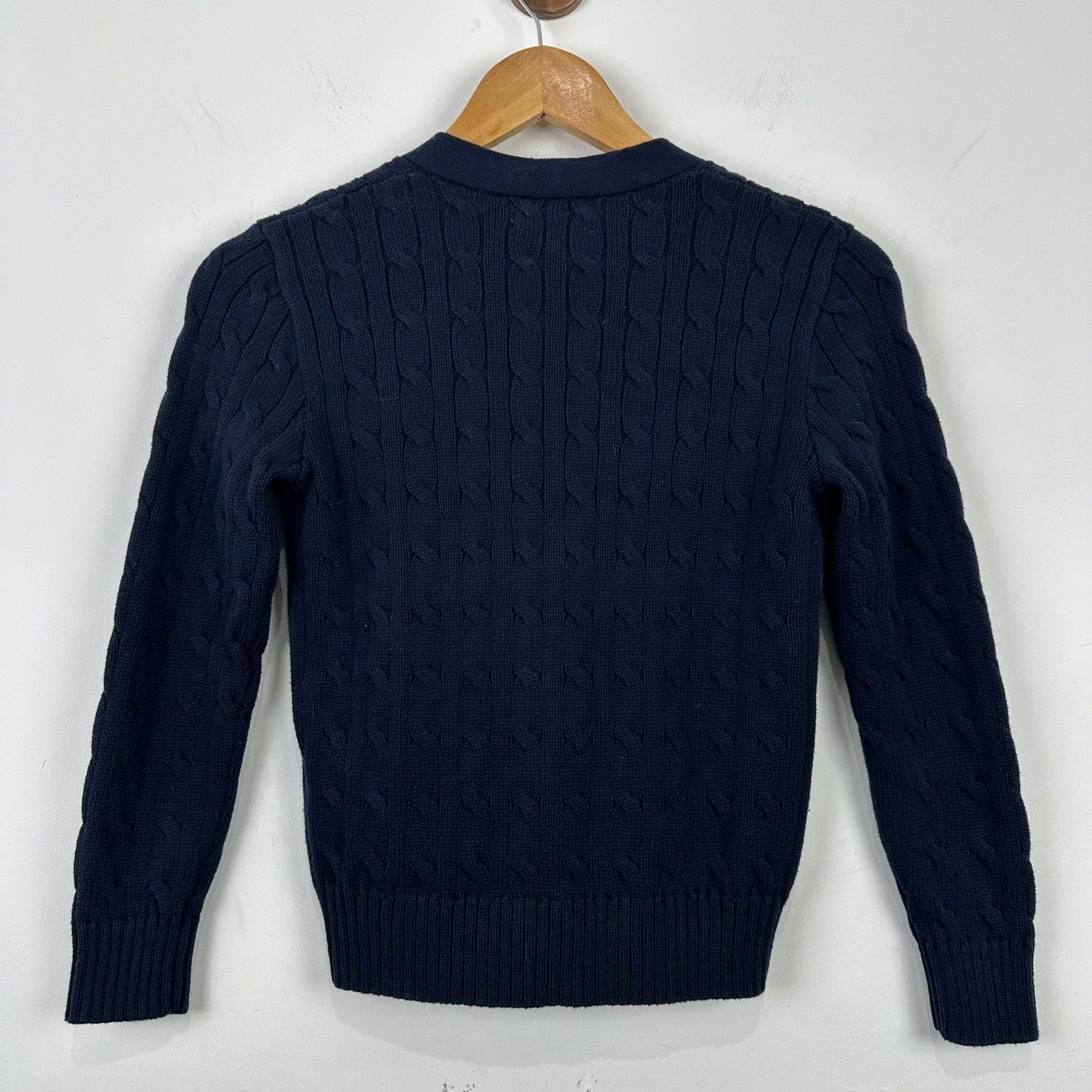 Polo Ralph Lauren Polo Ralph Lauren Navy Cable Knit Cardigan S Size US S / EU 44-46 / 1 - 3 Thumbnail