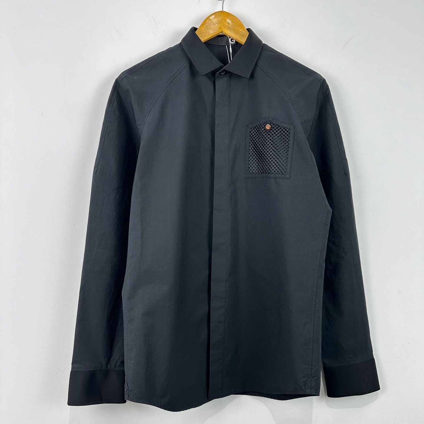 Givenchy Givenchy Mesh Pocket Black Shirt Size 38 Size US S / EU 44-46 / 1 - 2 Thumbnail