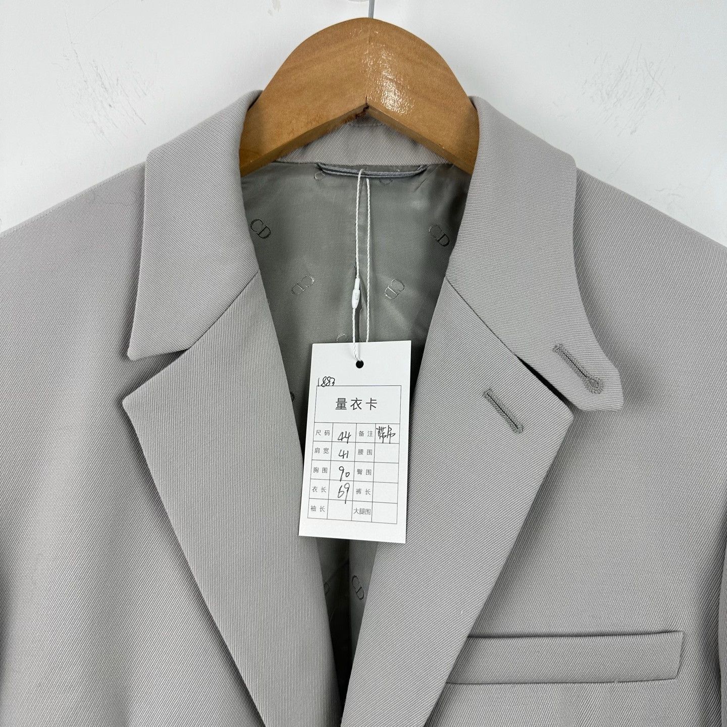 Dior Dior Gray Wool Blazer Size 34R Size 34R - 4 Thumbnail
